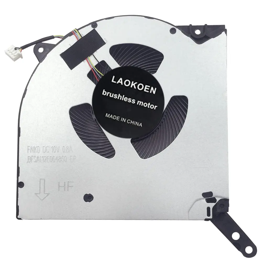 LAOKOEN Replacement CPU & GPU Cooling Fans for Lenovo Legion 5 Pro 16ACH6H (Type:82JQ) R9000P 2021H | 10V 0.8A - view 7