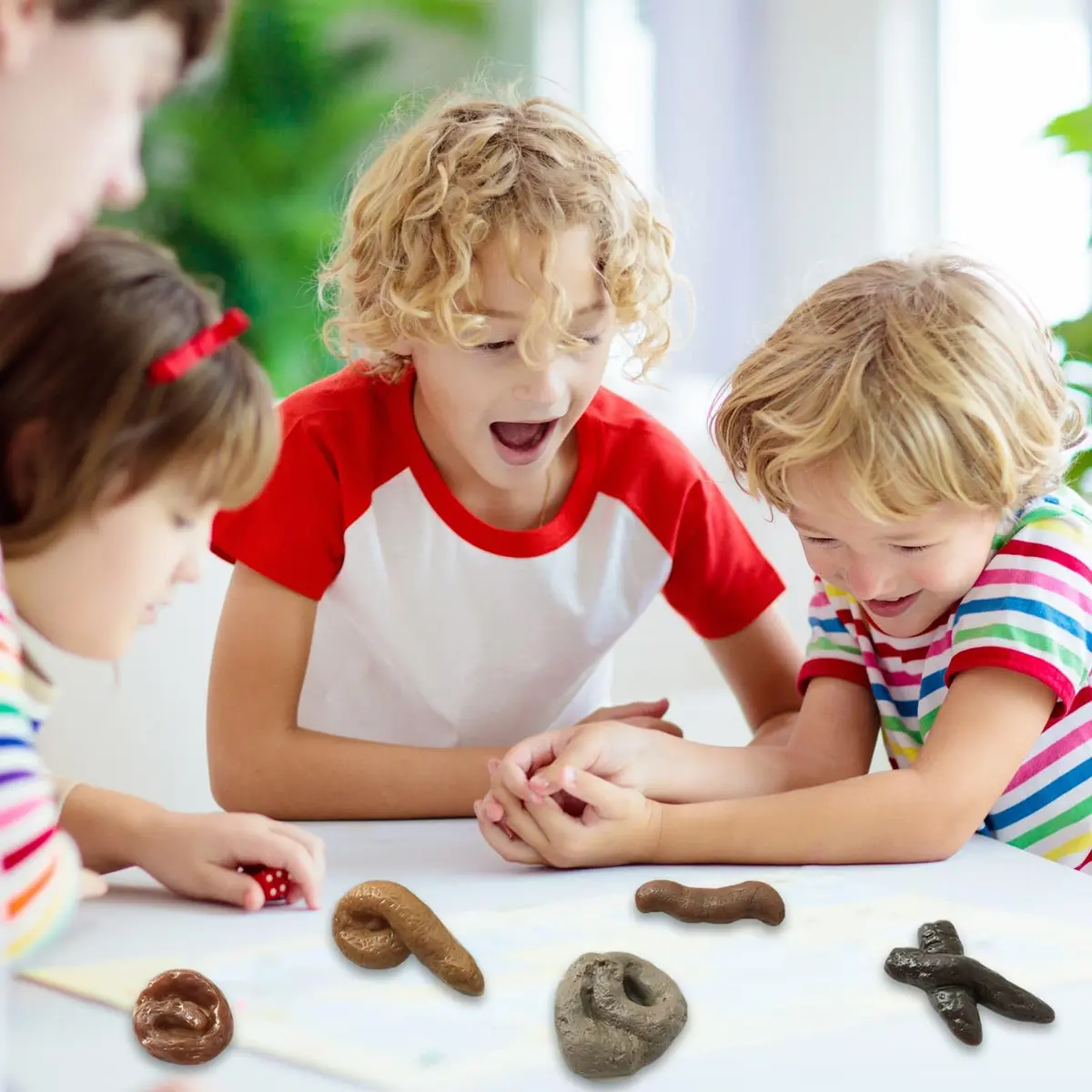 Aebor Fake Poo Set of 10 | Realistic Prank Toys for Halloween & April Fools' Day - view 6