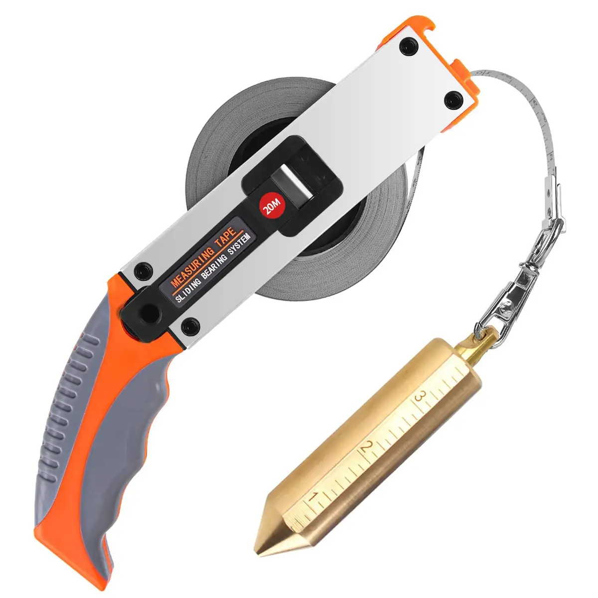 Cekegon 66' Oil Tank Gauging Tape, Sounding Tape Measure Oil Gauge Tape | Durable Stainless Steel, Precise Oil Level Measurement - main product image