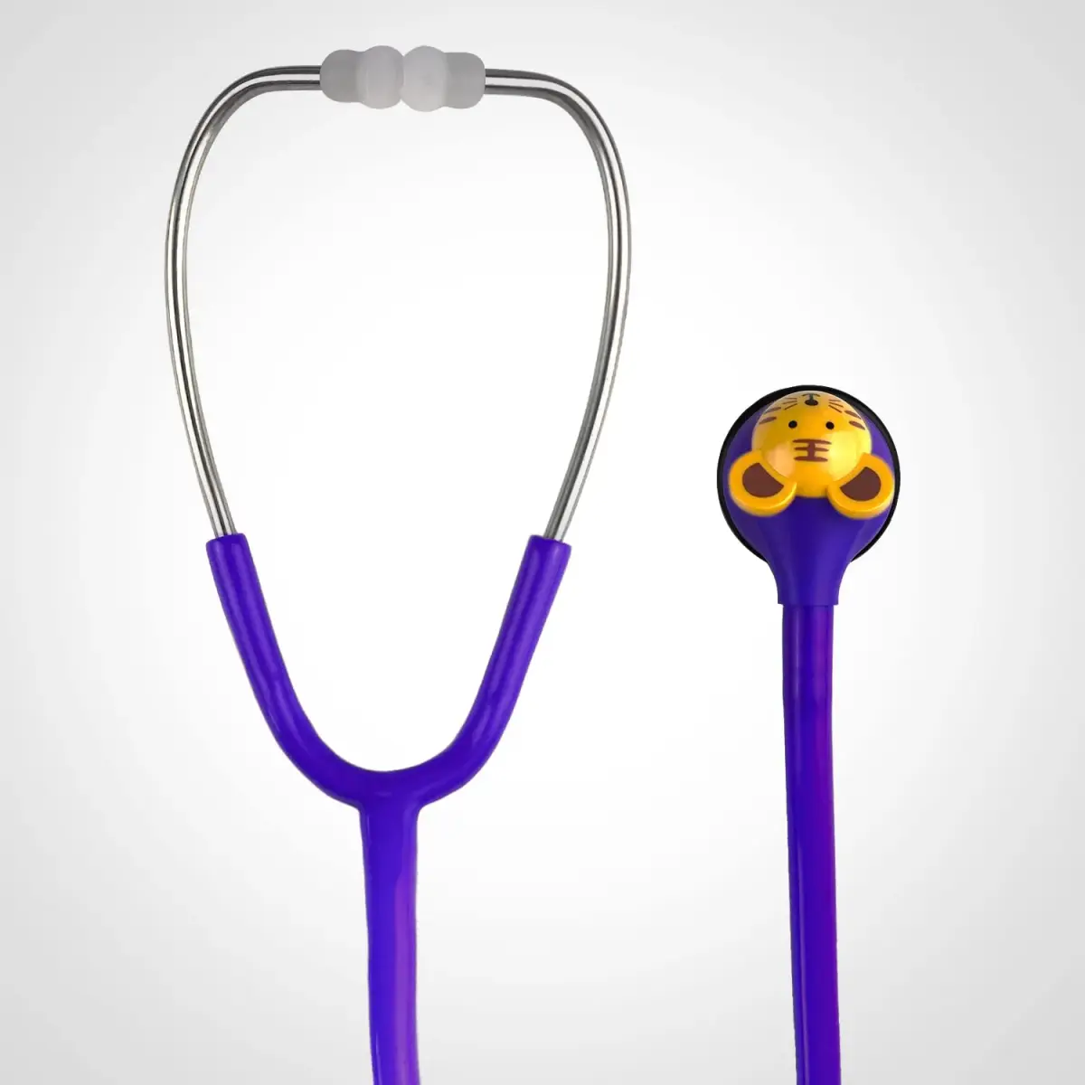 SCIAN Real Working Stethoscope with 5 Interchangeable Cartoon Heads, Professional Quality Purple | 22.1cm (8.7in) Length - view 6