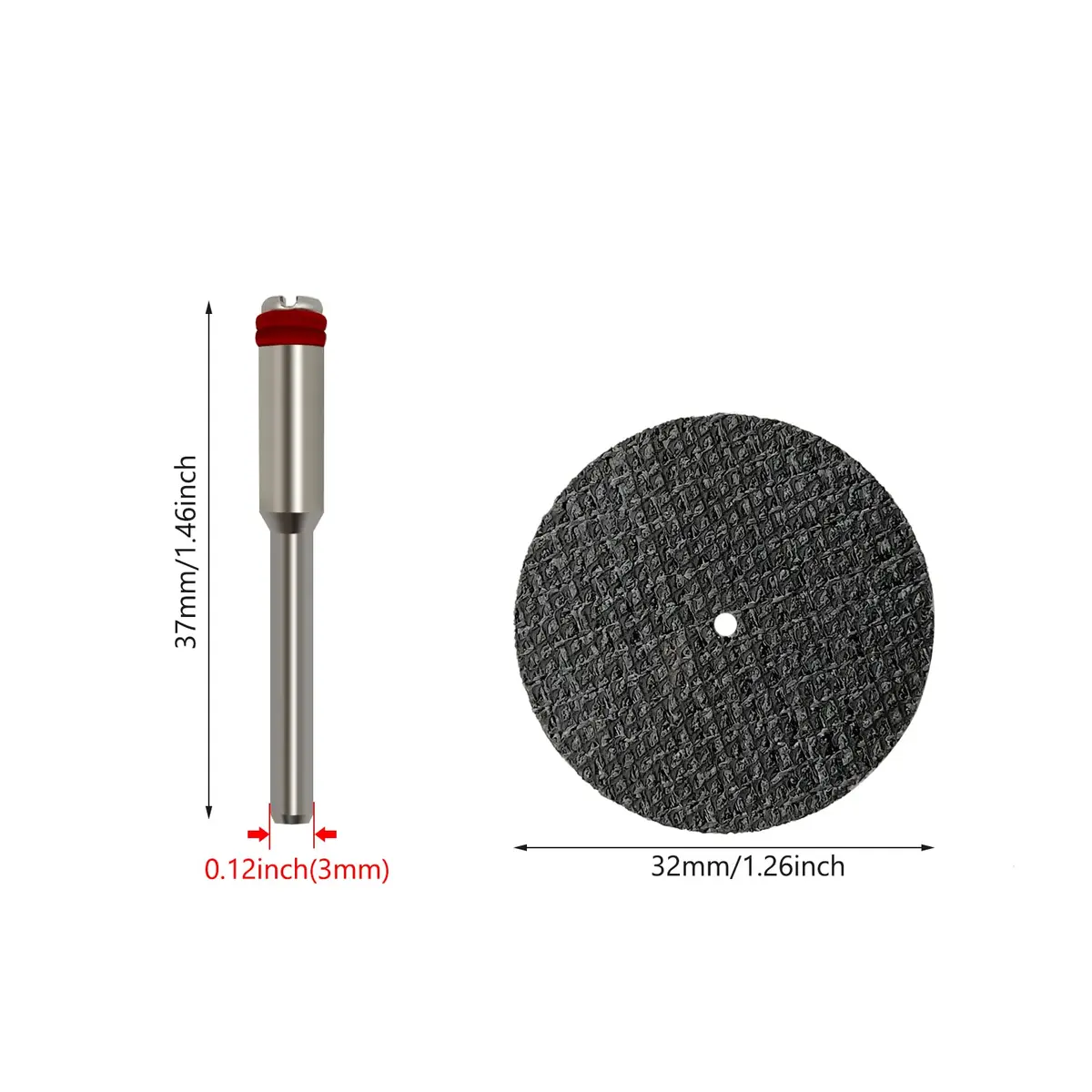 YGFRSTO 50pcs Rotary Tool Cut Off Wheels 1-1/4'' Fiberglass Reinforced Discs | Precise, Durable Metal & Wood Cutting - view 6