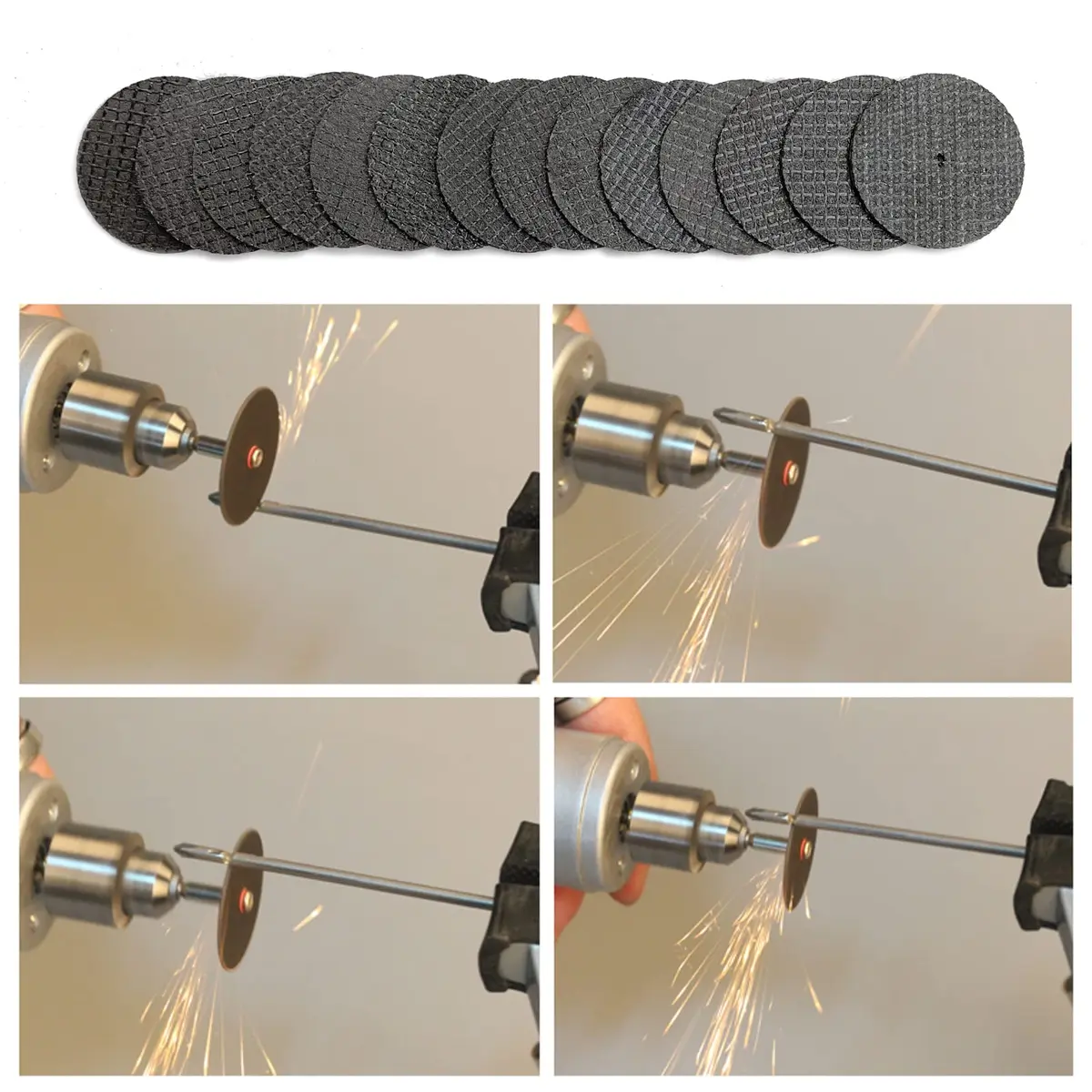 YGFRSTO 50pcs Rotary Tool Cut Off Wheels 1-1/4'' Fiberglass Reinforced Discs | Precise, Durable Metal & Wood Cutting - view 7