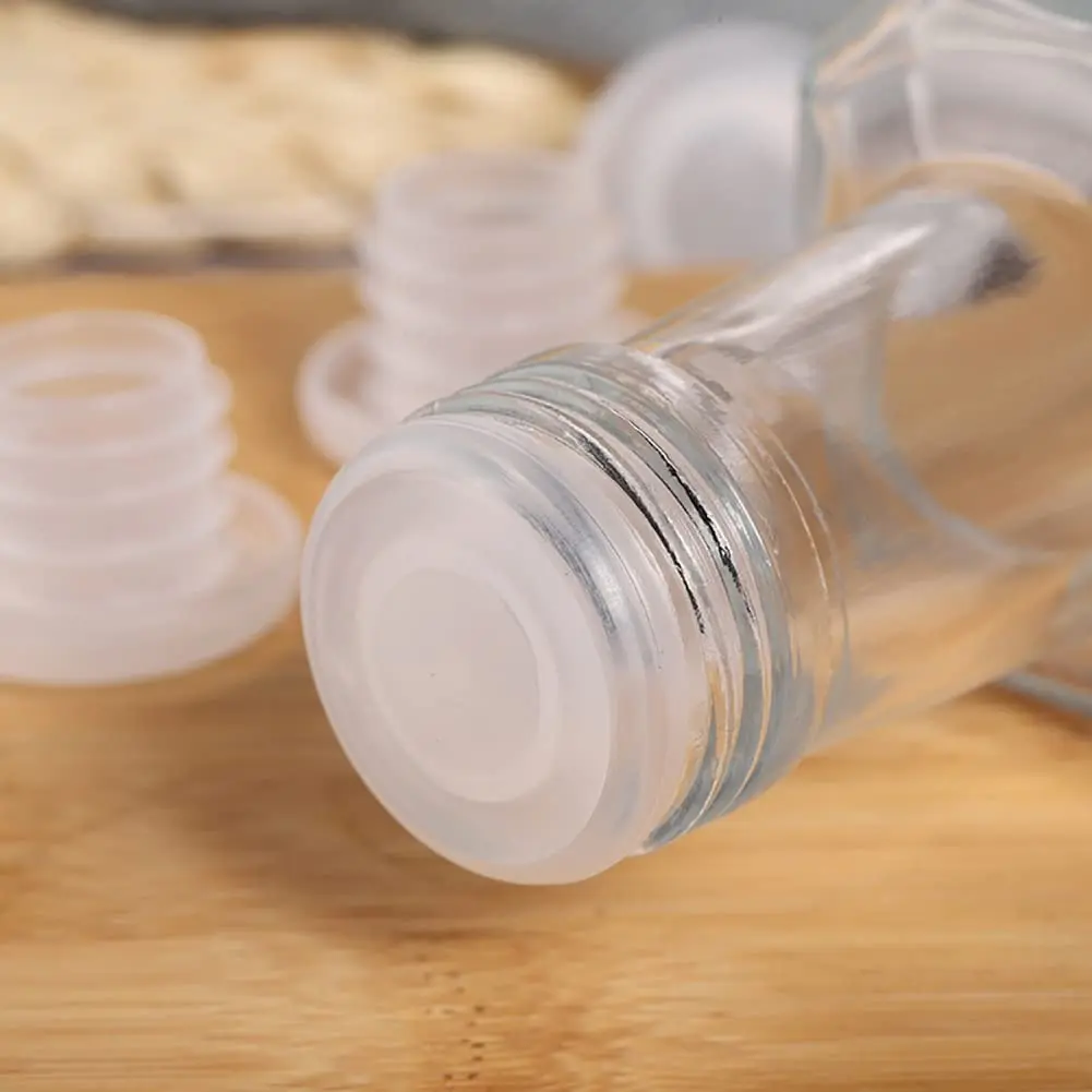 UUYYEO Salt & Pepper Shaker Stopper Set 40 pcs | Elastic Plastic Caps for Pots & Bottles - view 2