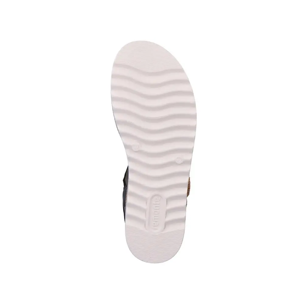 Remonte D0q52 Women's Sandals Black 38 EU / 7 US | Ultra Soft Leather Comfort - view 7