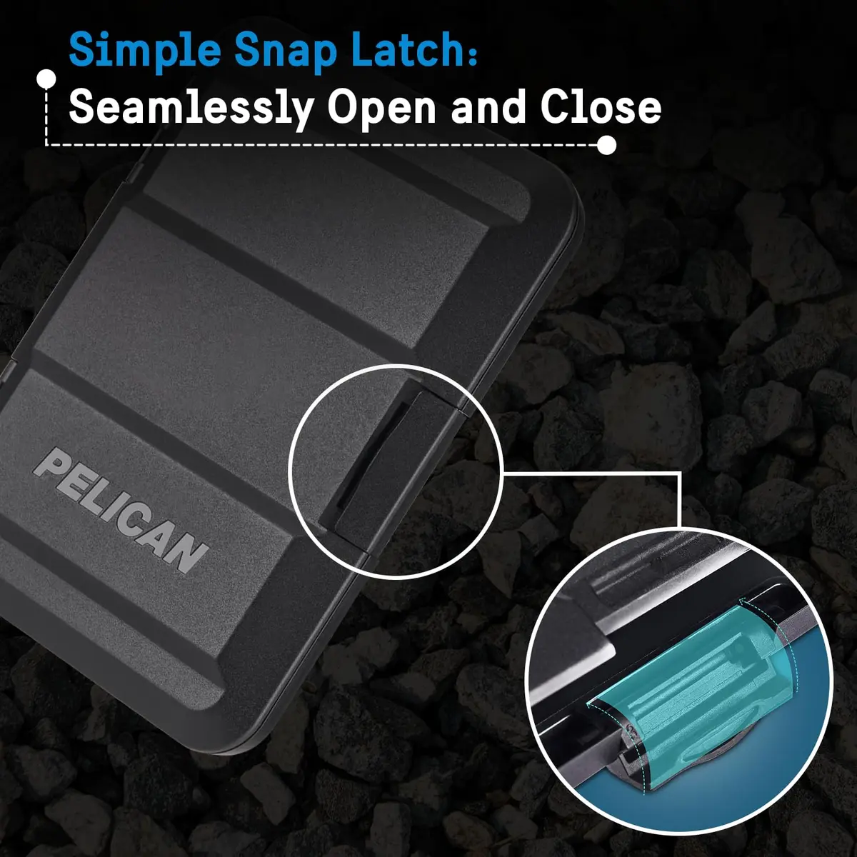 Pelican MagSafe Wallet for iPhone - Black | Slim Magnetic Phone Wallet with Card Holder - view 5