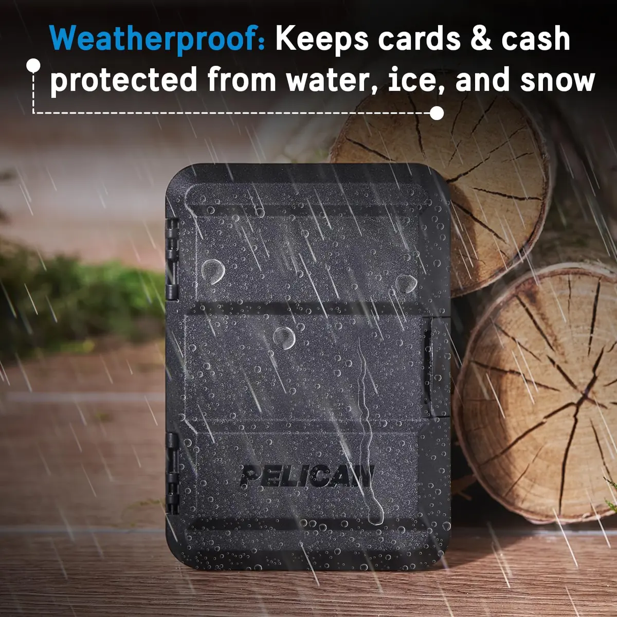 Pelican MagSafe Wallet for iPhone - Black | Slim Magnetic Phone Wallet with Card Holder - view 3
