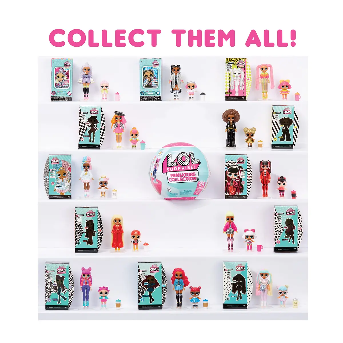 MGA's Miniverse LOL Surprise Miniature Collection with OMG Fashion Doll & Accessories | 4+ Years - view 7