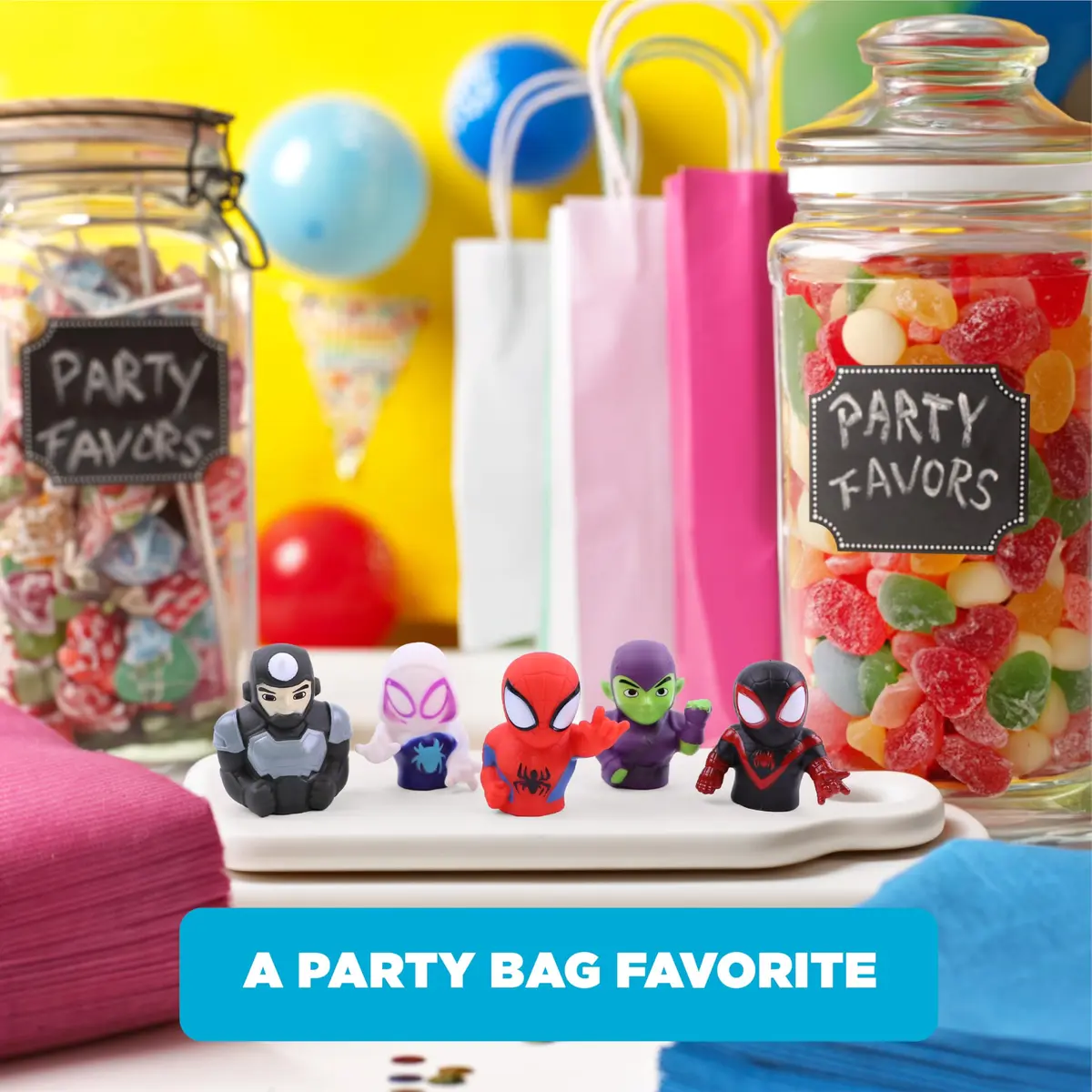 Ginsey Spidey and His Amazing Friends Finger Puppet Set | Waterproof Bath Toys for Kids, 5 Pieces, PVC, Unisex - view 7