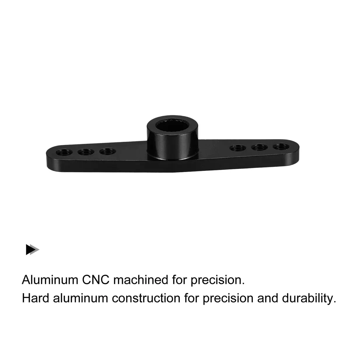 MECCANIXITY 25T Servo Arm Horn Black 3.1mm | Aluminum Alloy for RC Car Large Torque Digital Coreless Servo Parts - view 3