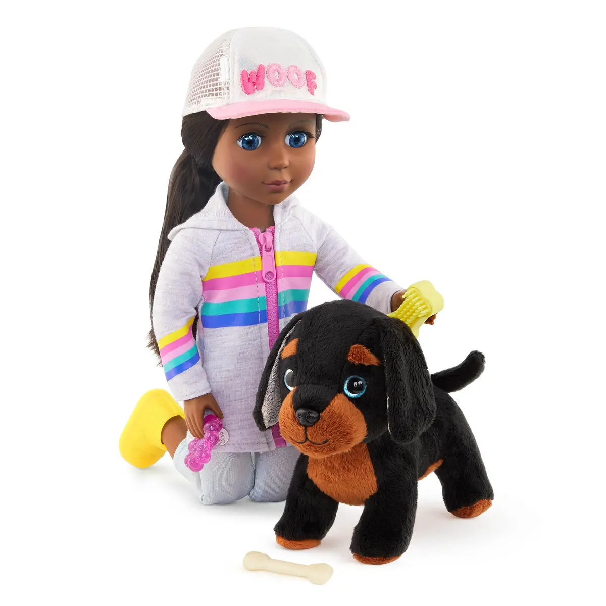 Glitter Girls Slim & Pup Carrier Set with Teckel Puppy Plush Toy 17.78cm (7 inch) | ASTM-Tested Toy for Kids 3+ Years - view 9