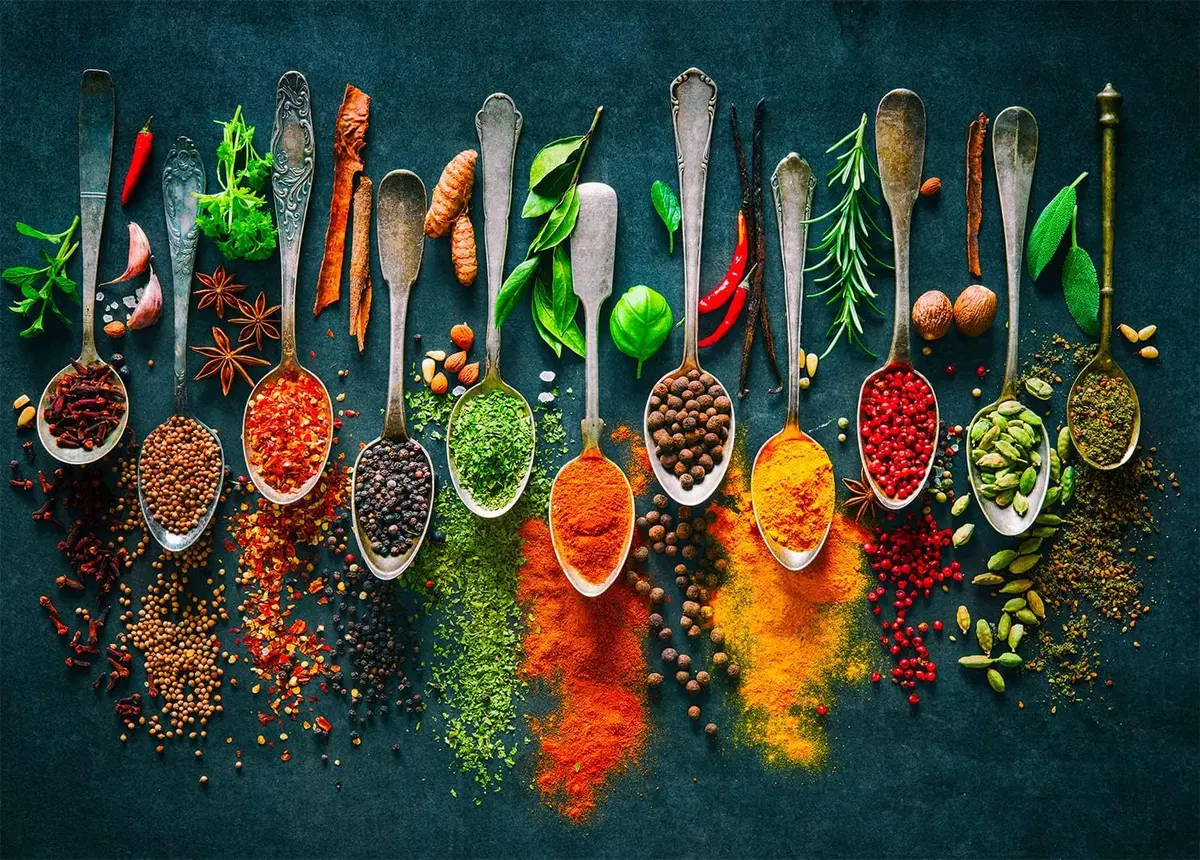 HUADADA 1000 Piece Jigsaw Puzzle World Spices | Adults Puzzle for Relaxation & Brain Boosting - main product image