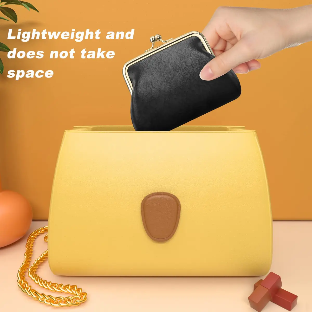 Nipichsha Coin Purse Small PU Leather Change Purse | Waterproof, Durable & Compact (70-120 chars) - view 7
