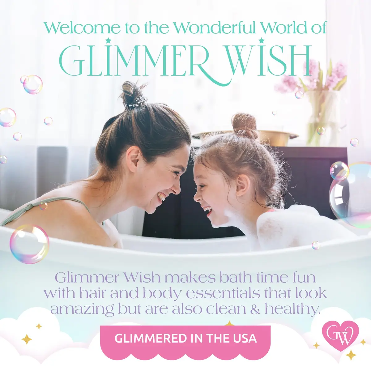 Glimmer Wish Mermaid Kids Conditioner 12 Fl Oz | Paraben & Sulfate Free, Tropical Beach Scent, Strong & Smooth Hair - view 7