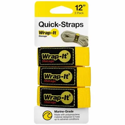 Jjaamm Llc 12" YEL Hook Strap | Heavy-Duty Plastic Fastener for Industrial Use - view 2