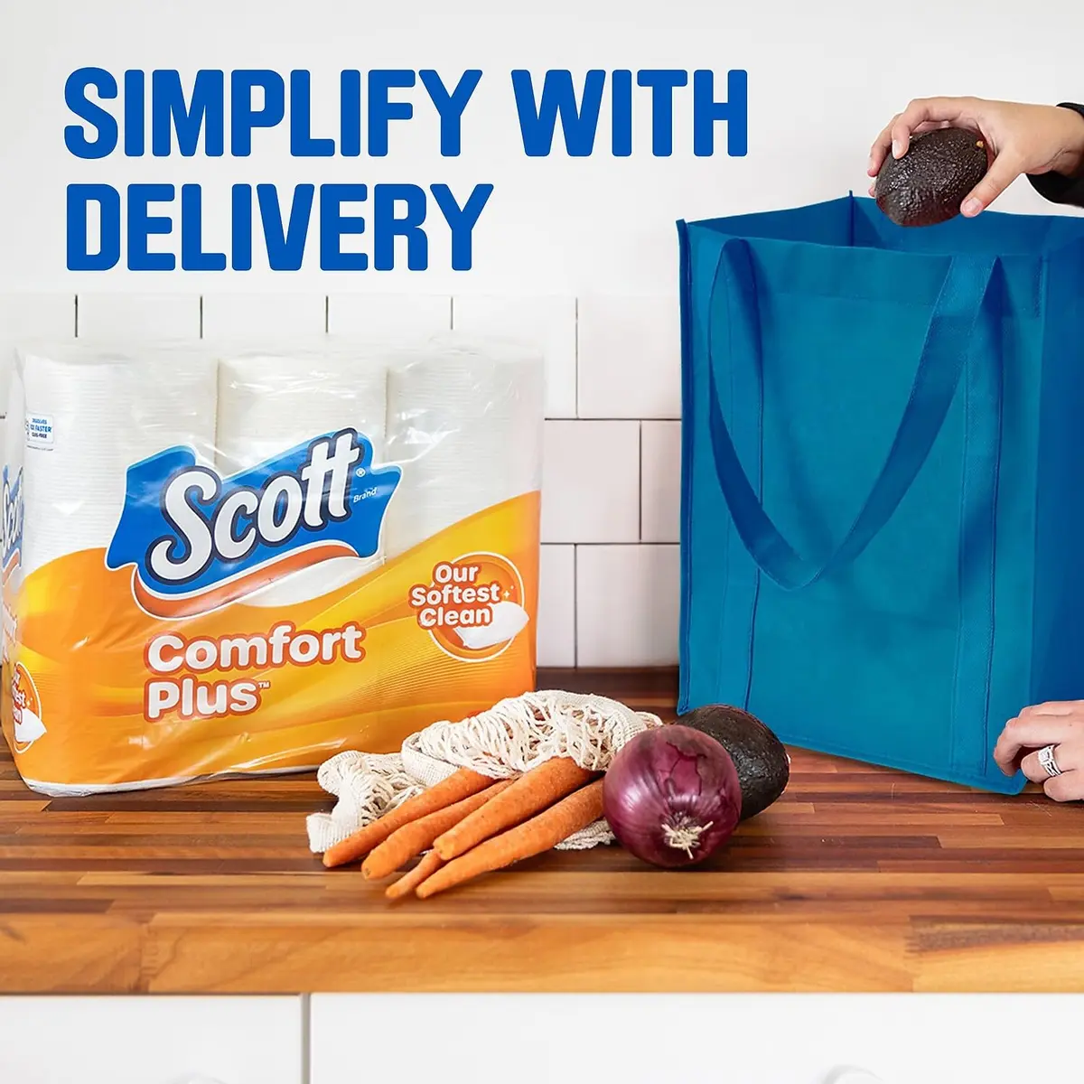 Scott Comfort Plus Toilet Paper, 1-Ply, White, 462 Sheets/Roll | Designed for Comfort & Strength - view 7