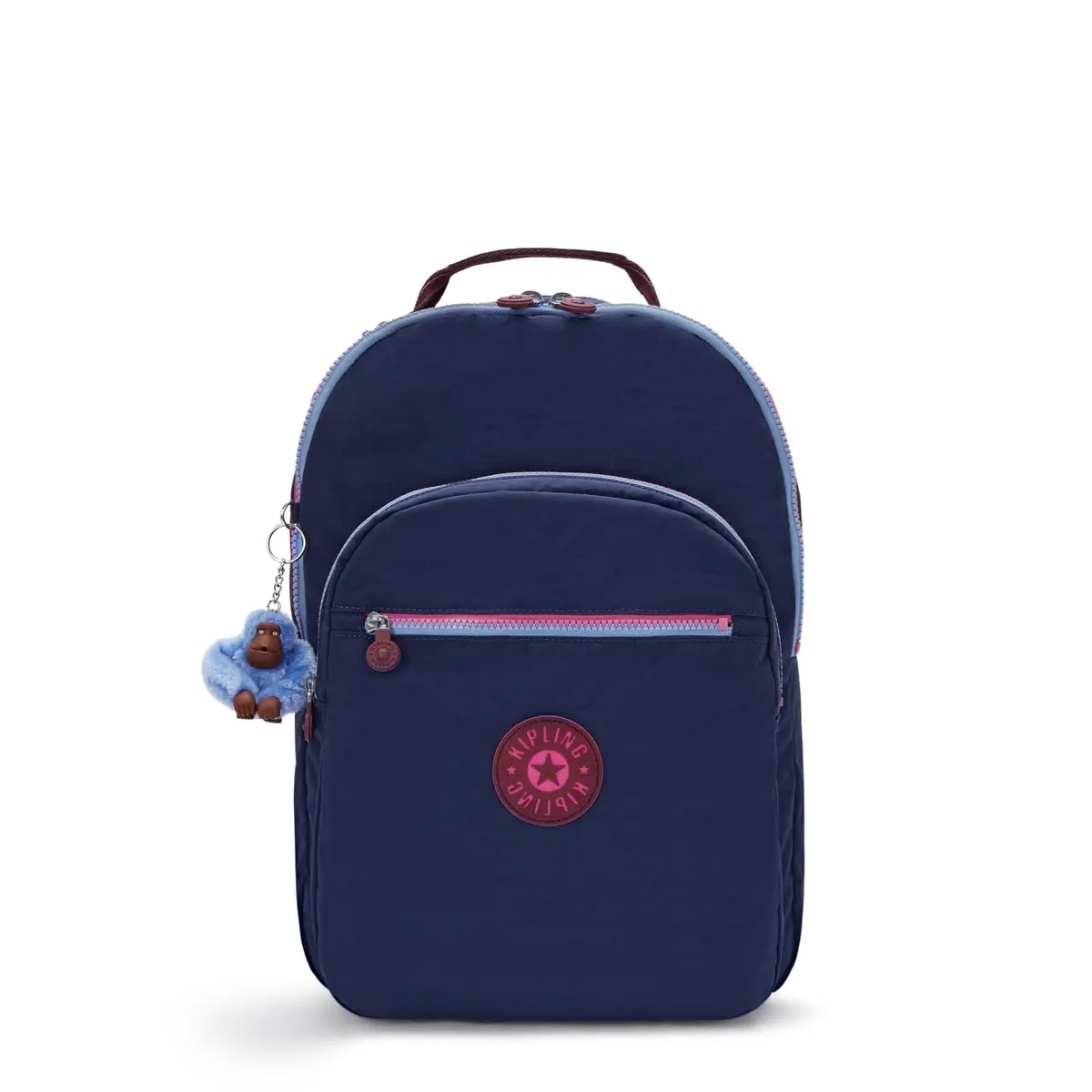 Kipling Seoul 15" Laptop Backpack, Hazelnut Metallic 32.4cm (12.75"L x 17.25"H x 8"D) | Water Resistant Nylon Daypack - main product image