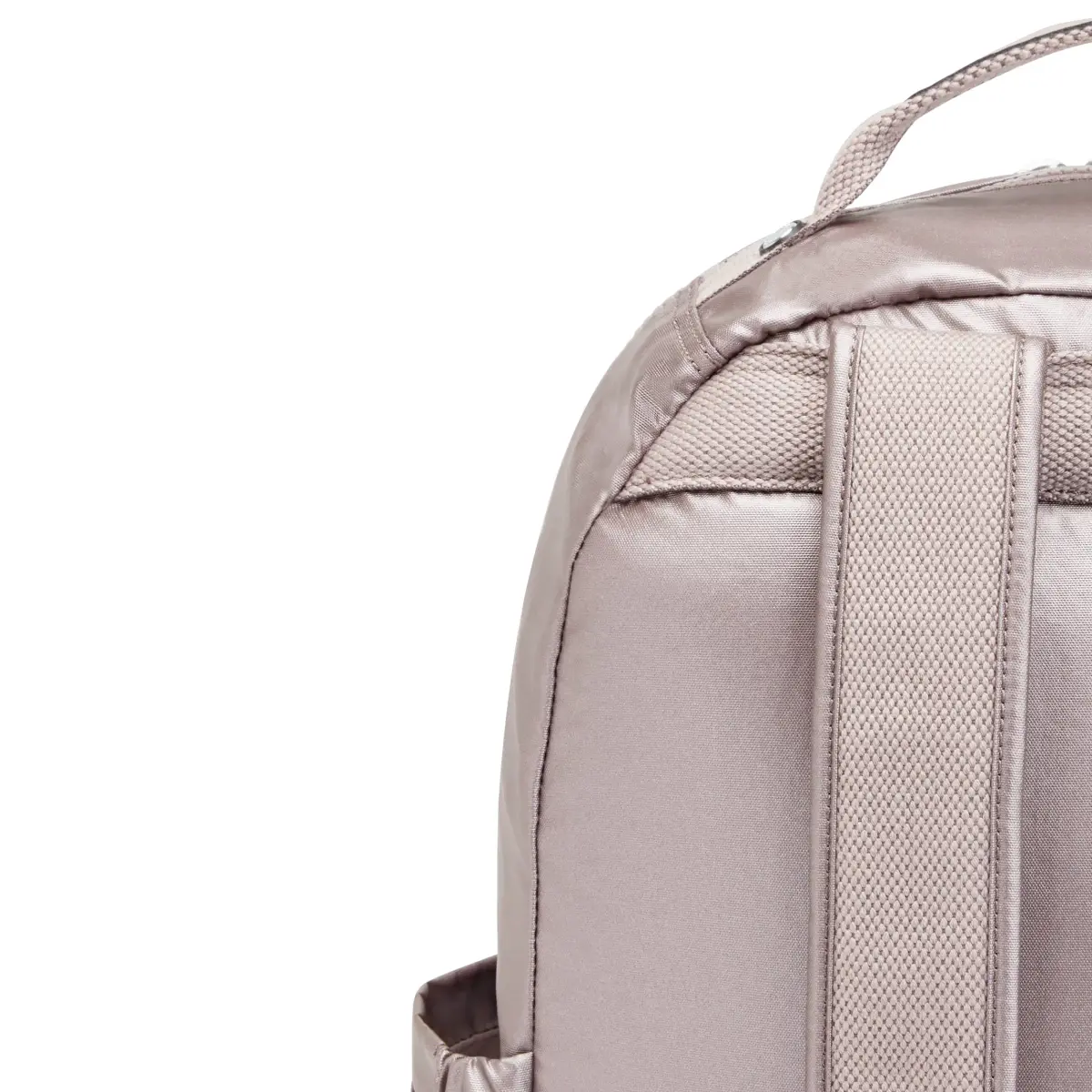 Kipling Seoul 15" Laptop Backpack, Hazelnut Metallic 32.4cm (12.75"L x 17.25"H x 8"D) | Water Resistant Nylon Daypack - view 6