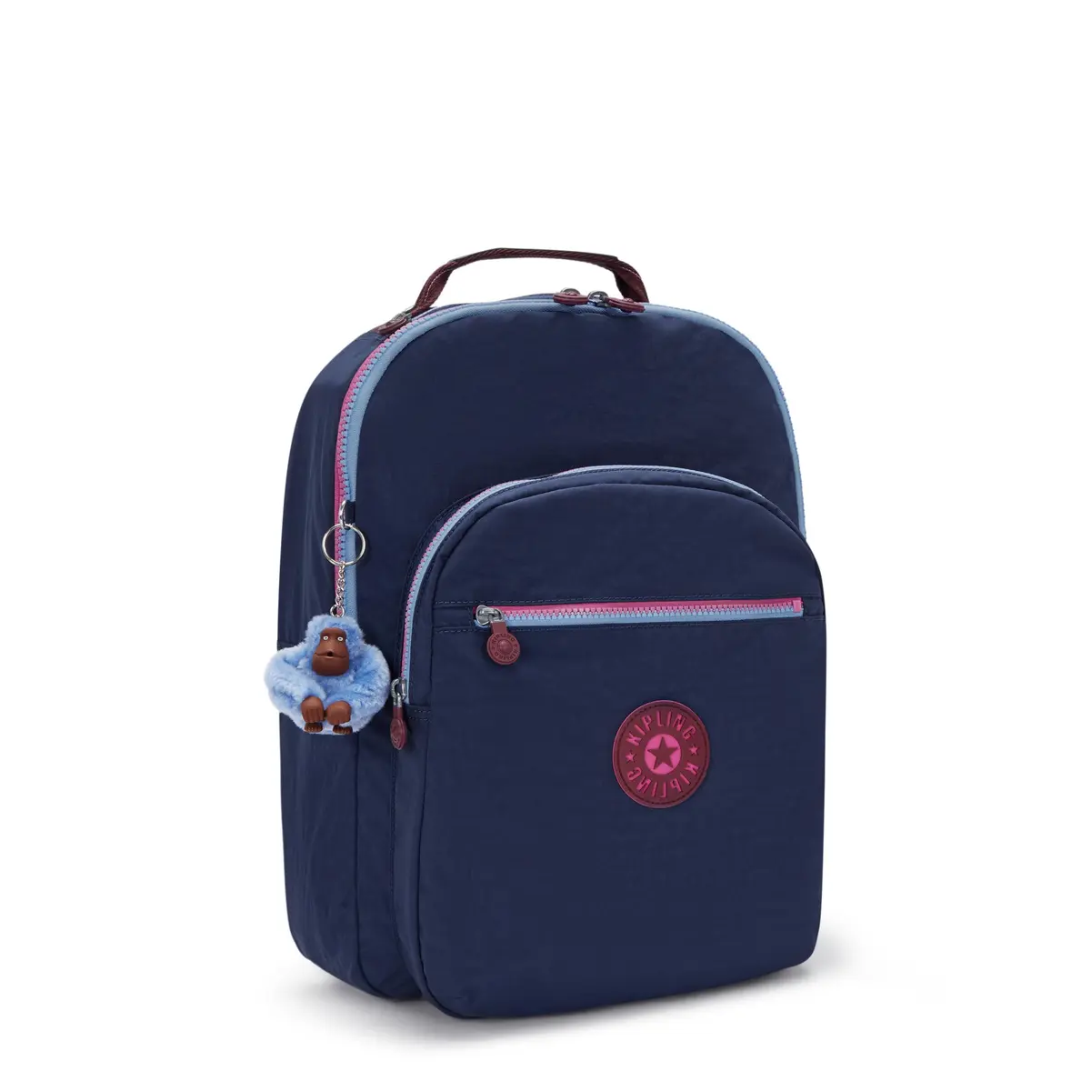 Kipling Seoul 15" Laptop Backpack, Hazelnut Metallic 32.4cm (12.75"L x 17.25"H x 8"D) | Water Resistant Nylon Daypack - view 3
