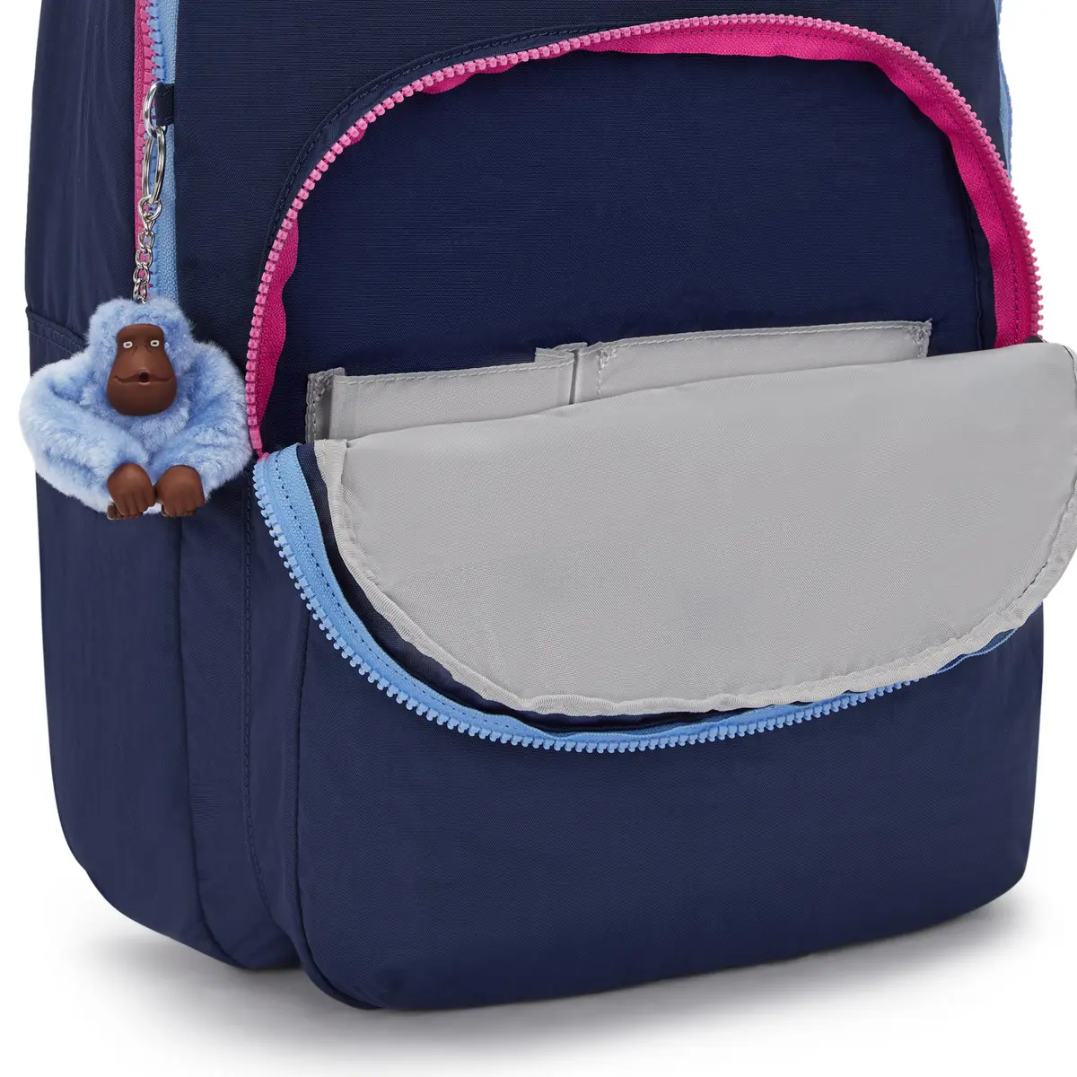 Kipling Seoul 15" Laptop Backpack, Hazelnut Metallic 32.4cm (12.75"L x 17.25"H x 8"D) | Water Resistant Nylon Daypack - view 4