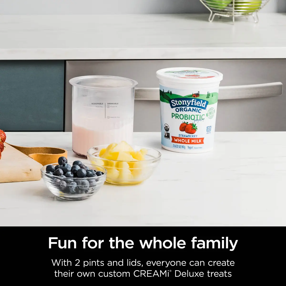 Ninja CREAMi XL 2 Pack Pints with Lids | Store & Make Frozen Treats at Home - view 5
