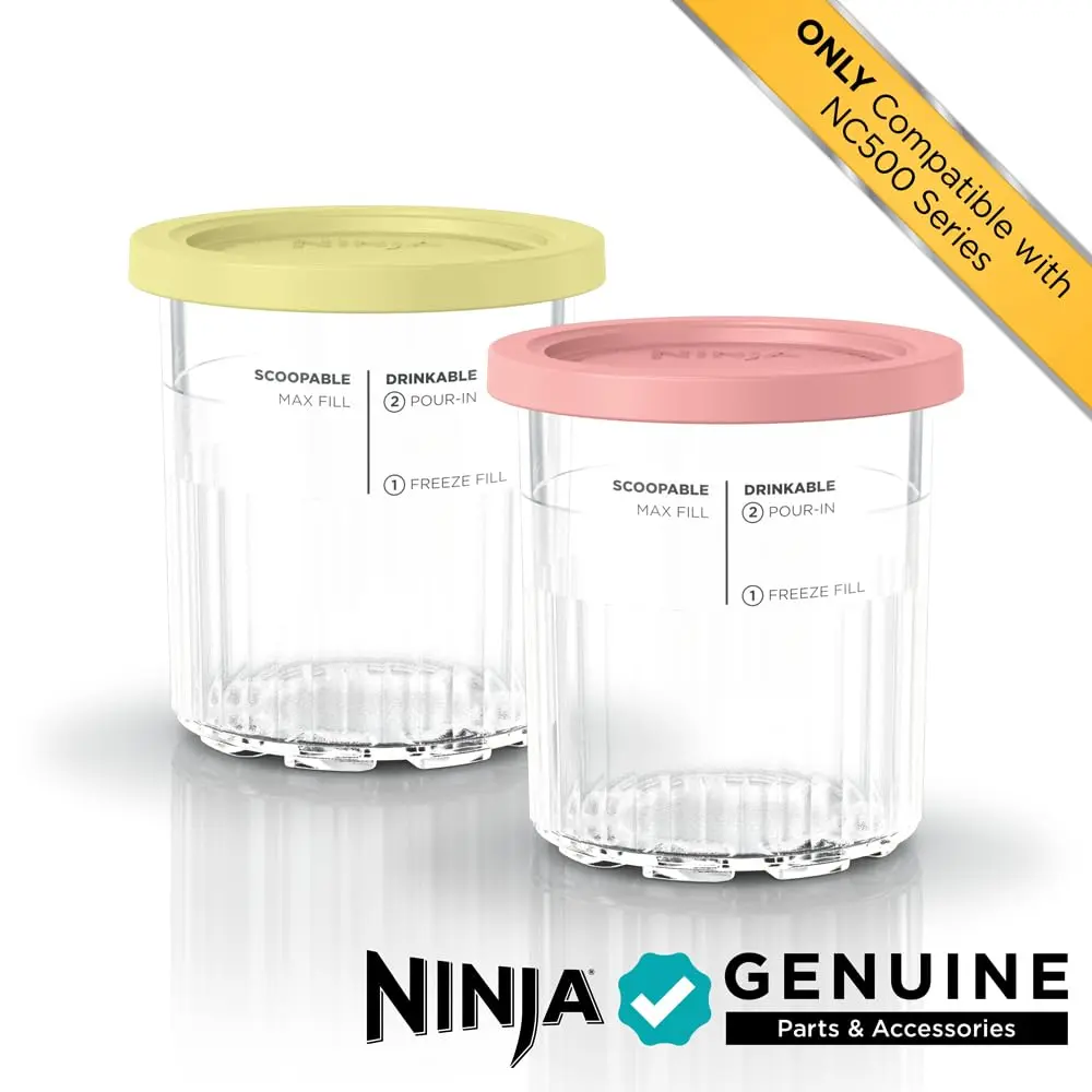 Ninja CREAMi XL 2 Pack Pints with Lids | Store & Make Frozen Treats at Home - view 2