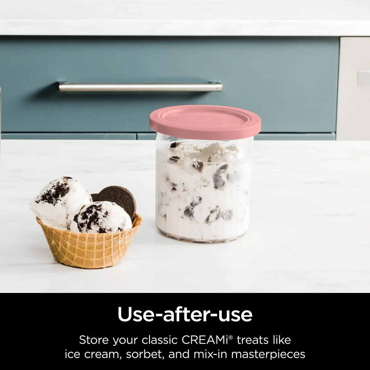 Ninja CREAMi XL 2 Pack Pints with Lids | Store & Make Frozen Treats at Home - view 4