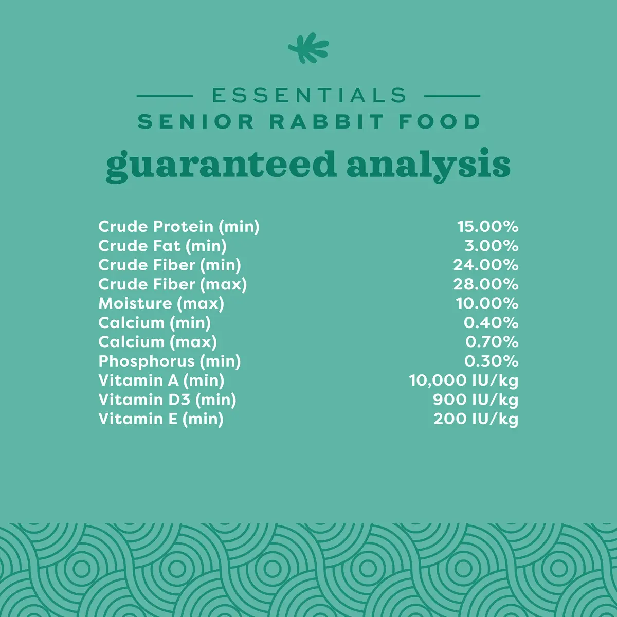 Oxbow Essentials Senior Rabbit Food High-Fiber Pellets 1.81 kg (4 lb) | Vet-Formulated for Digestive Health - view 8