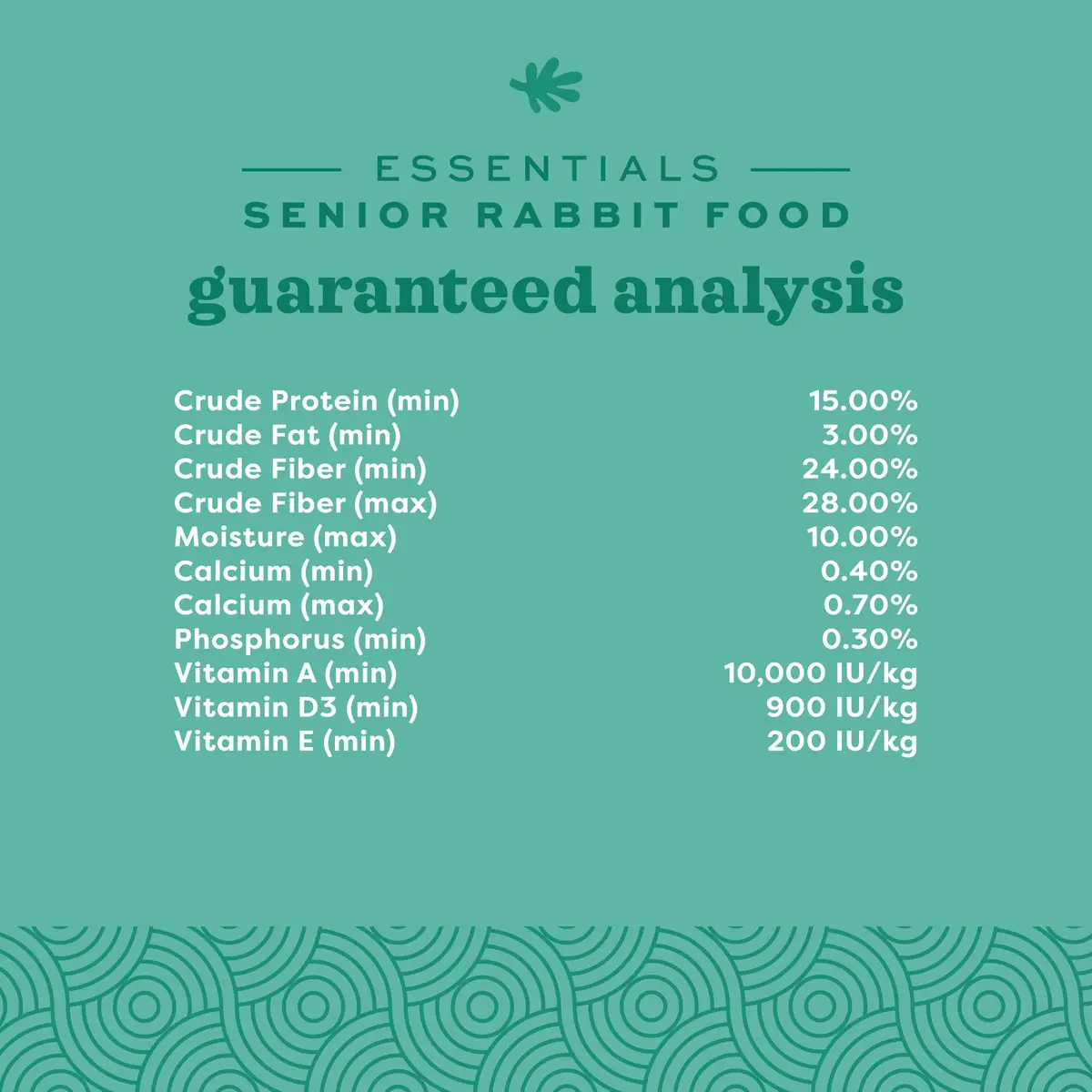 Oxbow Essentials Senior Rabbit Food 3.63 kg (8 lb) | High-Fiber Timothy Hay Pellets for Digestive Health - view 7