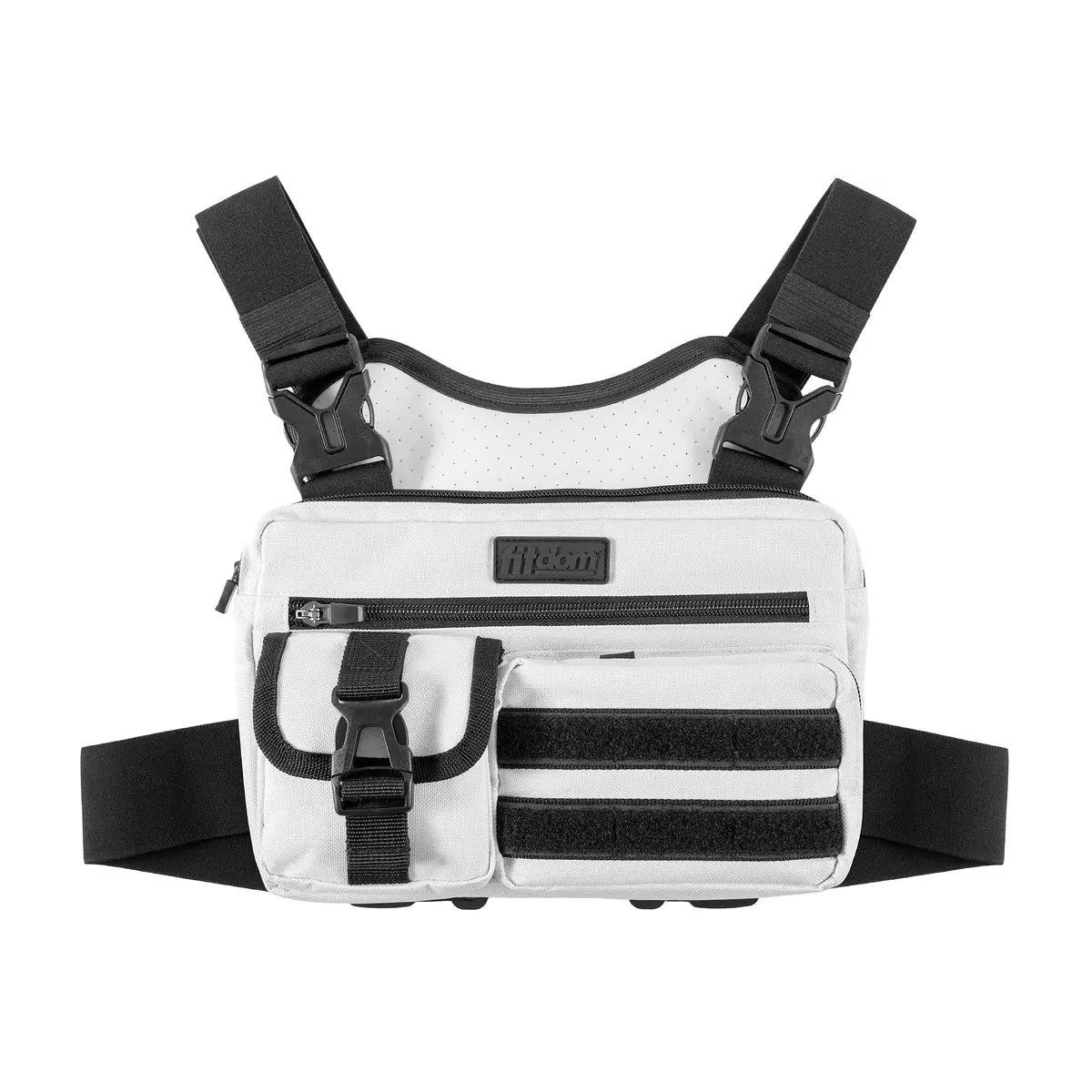 Fitdom Running Chest Pack for Men | Tactical Sports Utility Bag with Pockets - main product image