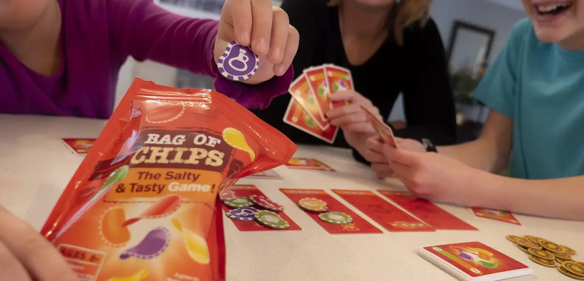Blue Orange Bag of Chips Board Game | Family & Adult Strategy Game for 2-5 Players - view 4