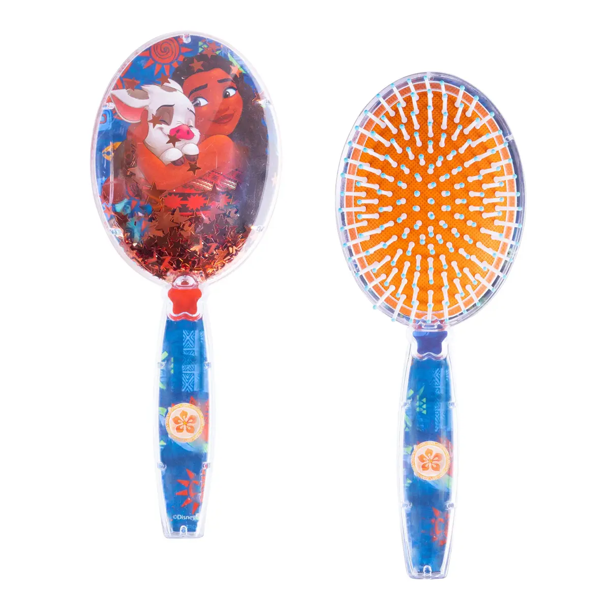 LUV HER Moana Magical Confetti Hair Brush | Detangling Kids Hair Brush Ages 3+ (1 Piece) - main product image
