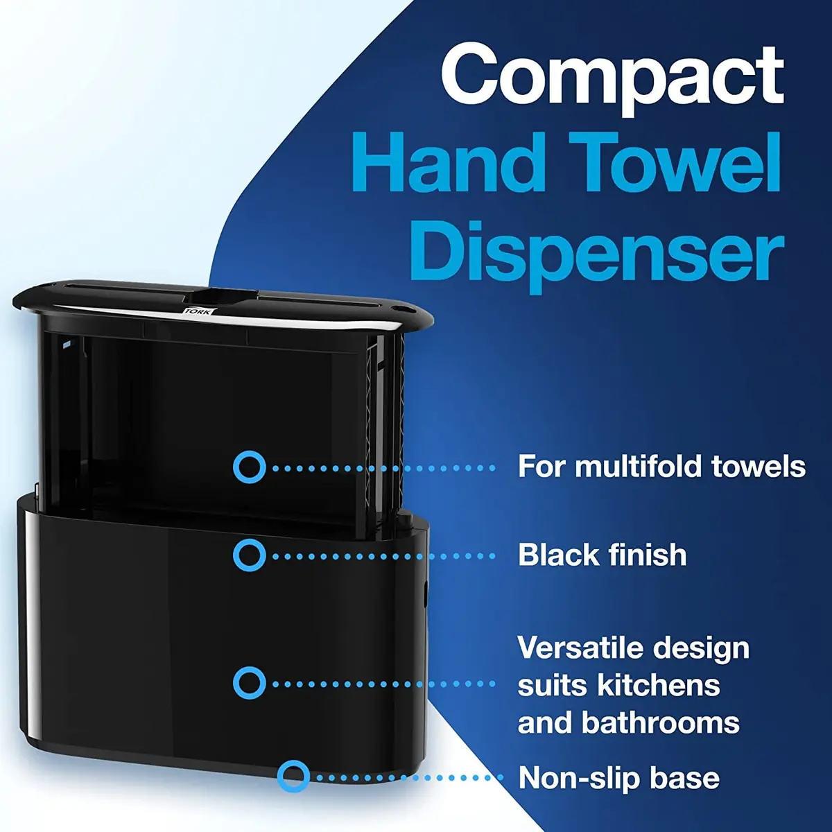 Tork Xpress Soft Multifold Hand Towel Dispenser with 2160 White Towels | Premium Quality, 16 Packs of 135 - view 8
