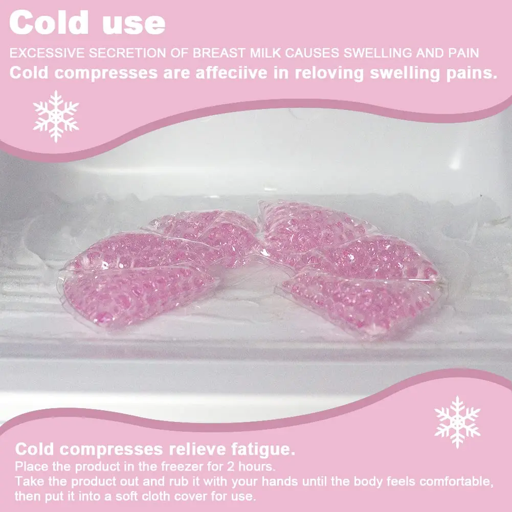 CONBELLA Hot Cold Gel Bead Breast Therapy Pack, 17cm (6.69in) Diameter | Therapeutic Relief for Breastfeeding, Mastitis & Engorgement - view 3