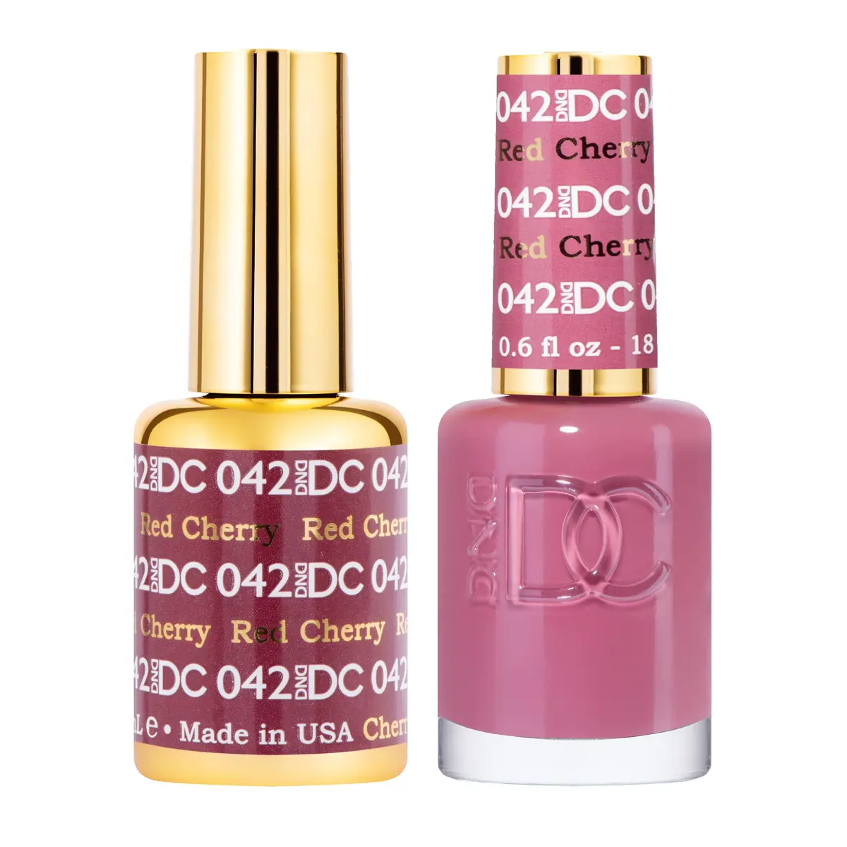DAISY DND Gel Nail Polish Set, Red Collection, 0.5 Fl Oz | Long-lasting, Chip-Free, UV/LED Cure - main product image