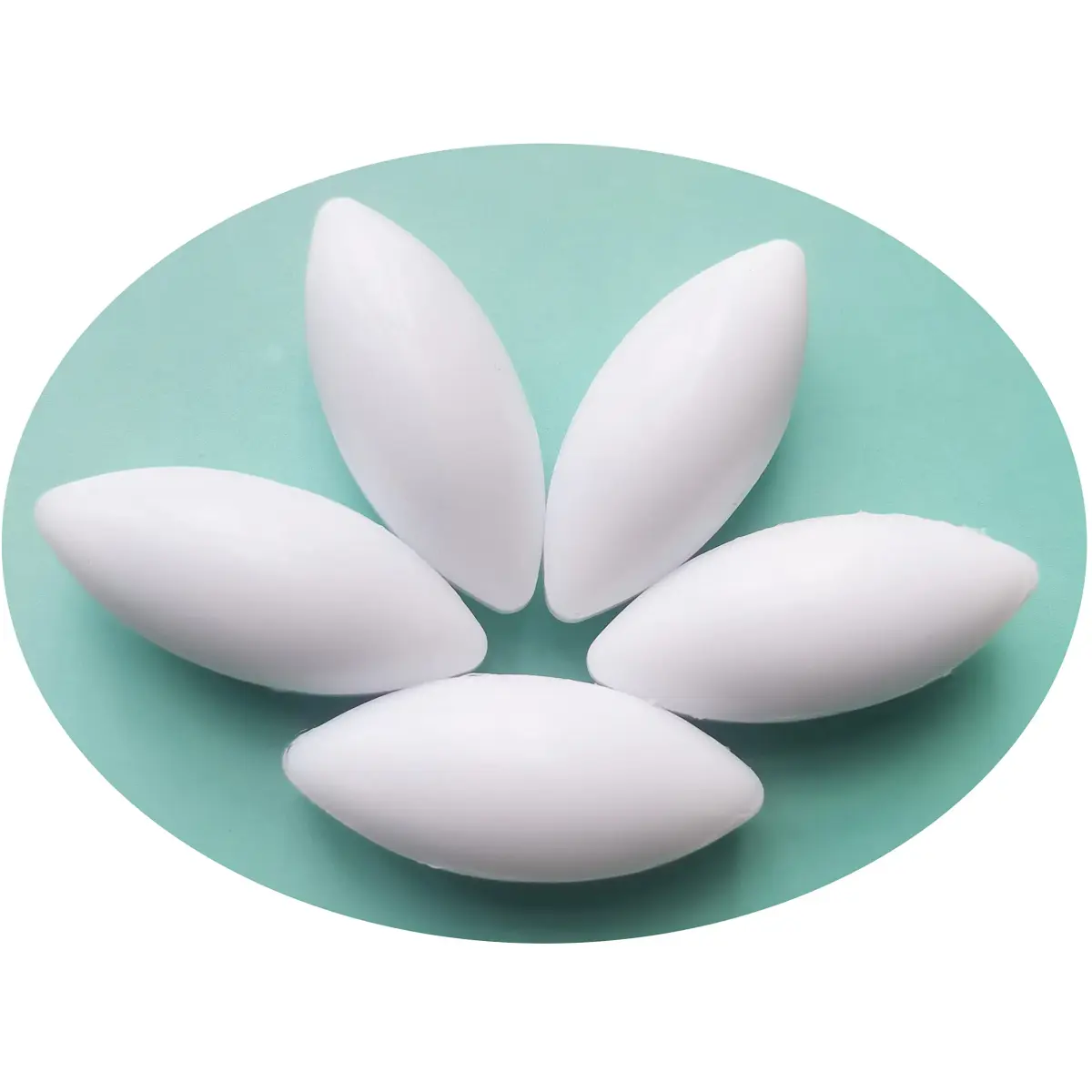 BBTCTY PTFE Olive Shape Magnetic Stirrer Mixer Stir Bars, 15mm x 35mm, Pack of 5 - main product image
