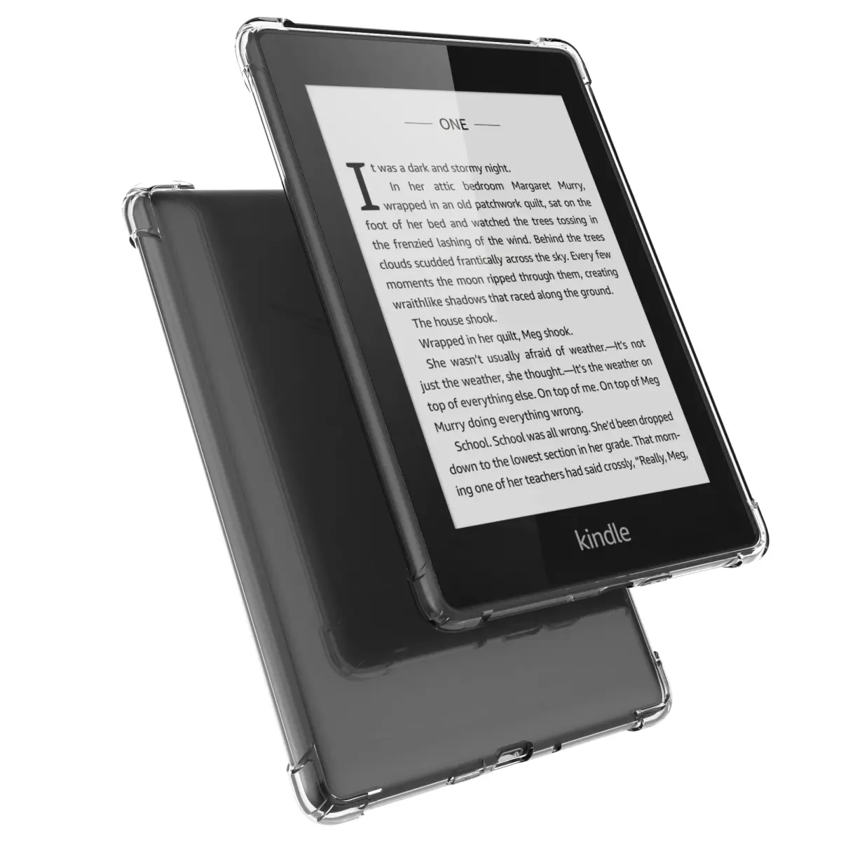 KEEXYICC Clear Case for 6.8" Kindle Paperwhite 11th Gen 2021 & Signature Edition | Slim Protective TPU Back Cover with Bumper Corners - view 9