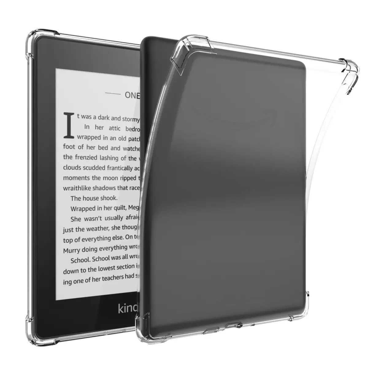 KEEXYICC Clear Case for 6.8" Kindle Paperwhite 11th Gen 2021 & Signature Edition | Slim Protective TPU Back Cover with Bumper Corners - view 11