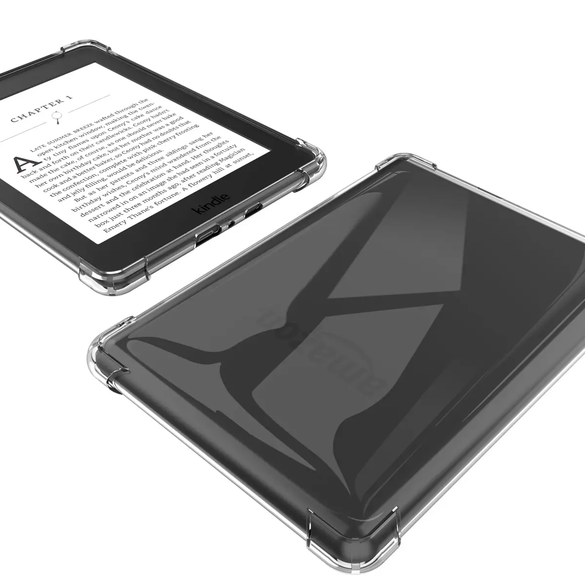 KEEXYICC Kindle Paperwhite 10th Gen Transparent Cover | Ultra-Thin Silicone Shell with Thick Corners - view 6