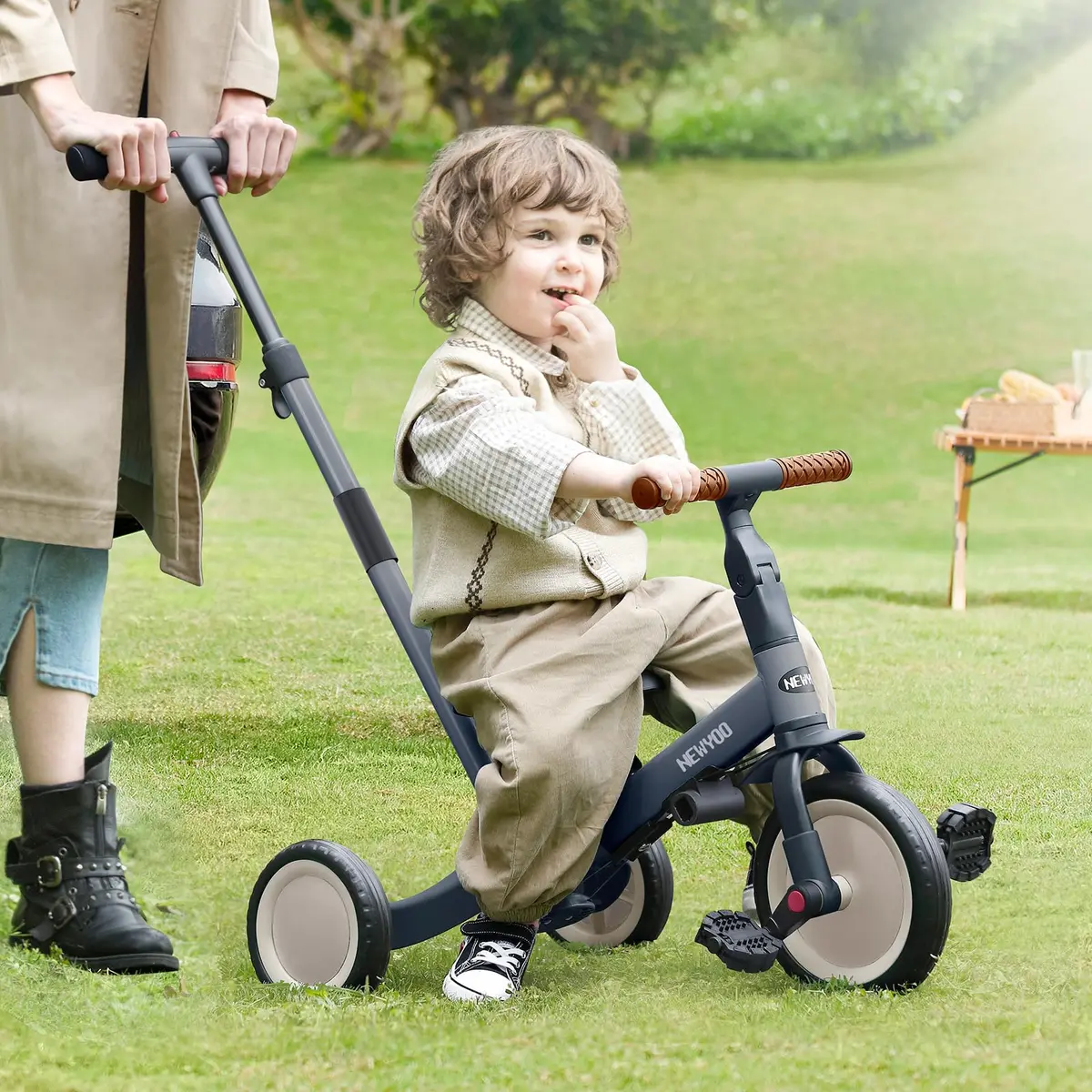 newyoo TR007 5-in-1 Tricycle for Toddlers 1-3 Years | ASTM & EN188 Approved Carbon Steel Ride-On Toy - view 6