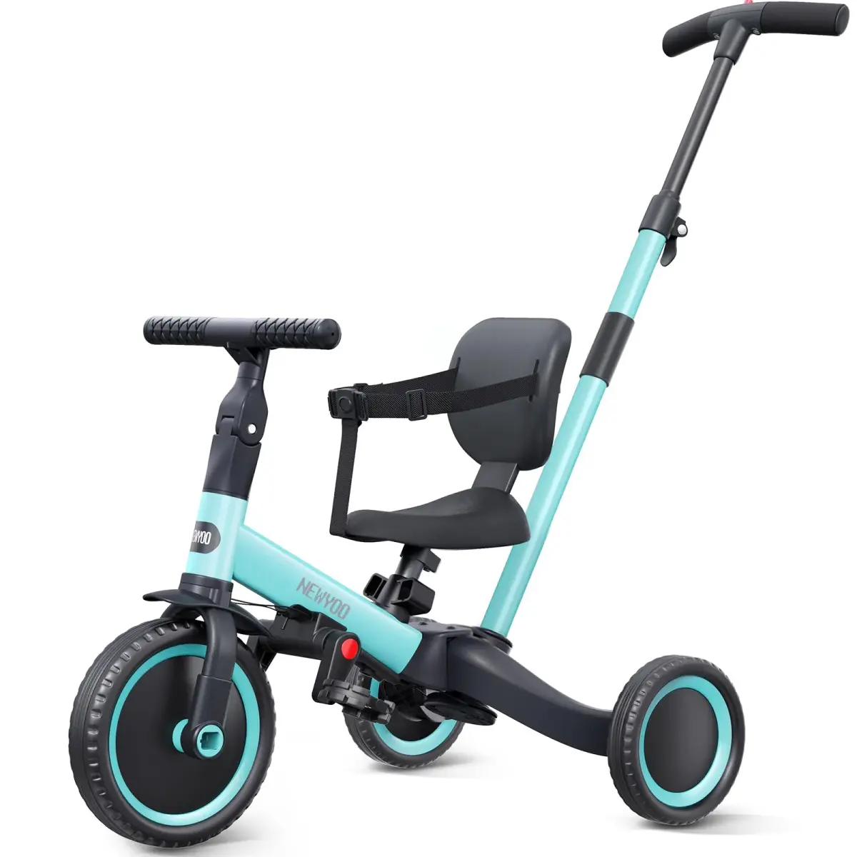 newyoo TR007 5-in-1 Tricycle for Toddlers 1-3 Years | ASTM & EN188 Approved Carbon Steel Frame - main product image