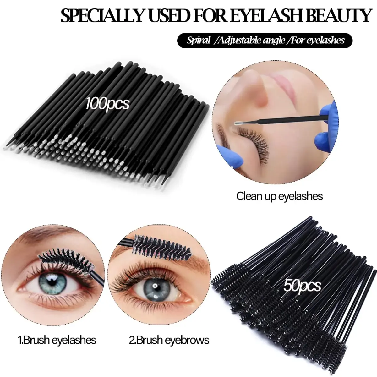 QUKLOGEN Professional Eyelash Extension Kit with D Curl Lashes & USB Fan Dryer | 268 pcs - view 3