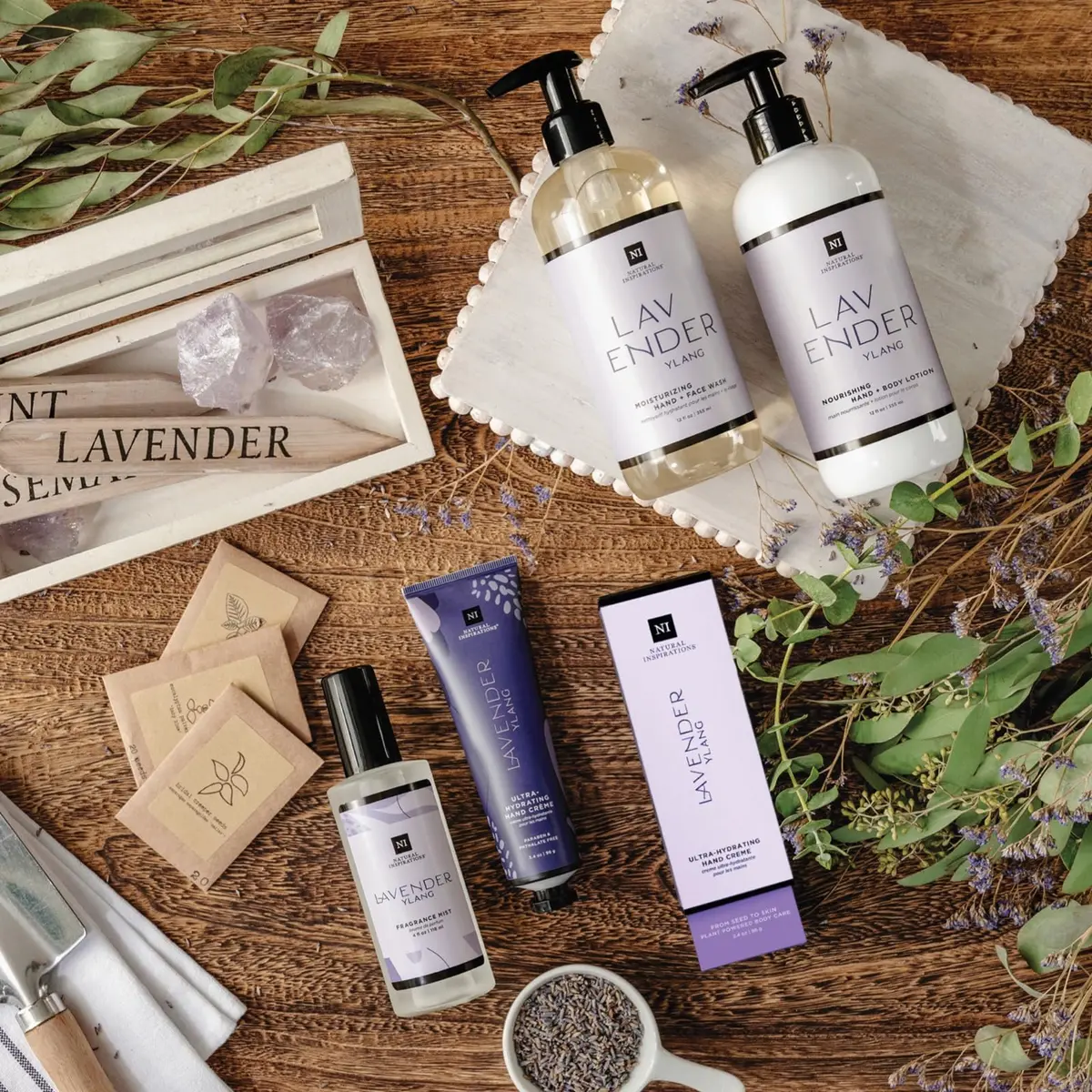 Natural Inspirations Lavender Ylang Nourishing Hand + Body Lotion 12oz | Hydrates & Nourishes with Botanicals - view 5