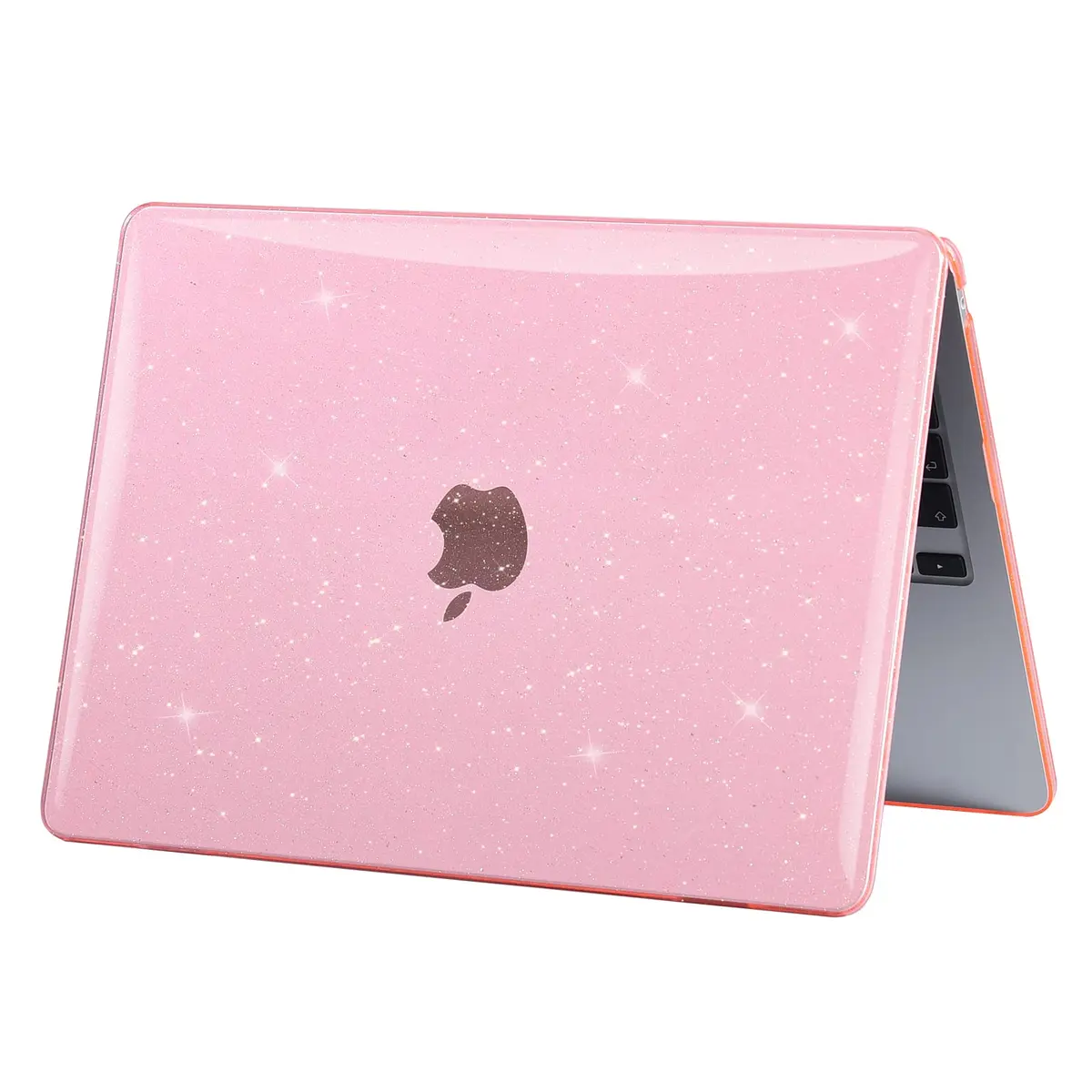 EooCoo Sparkly Pink Case for MacBook Air 13 inch 2022-2026 | Ultra-thin Scratch-Resistant Cover - view 7