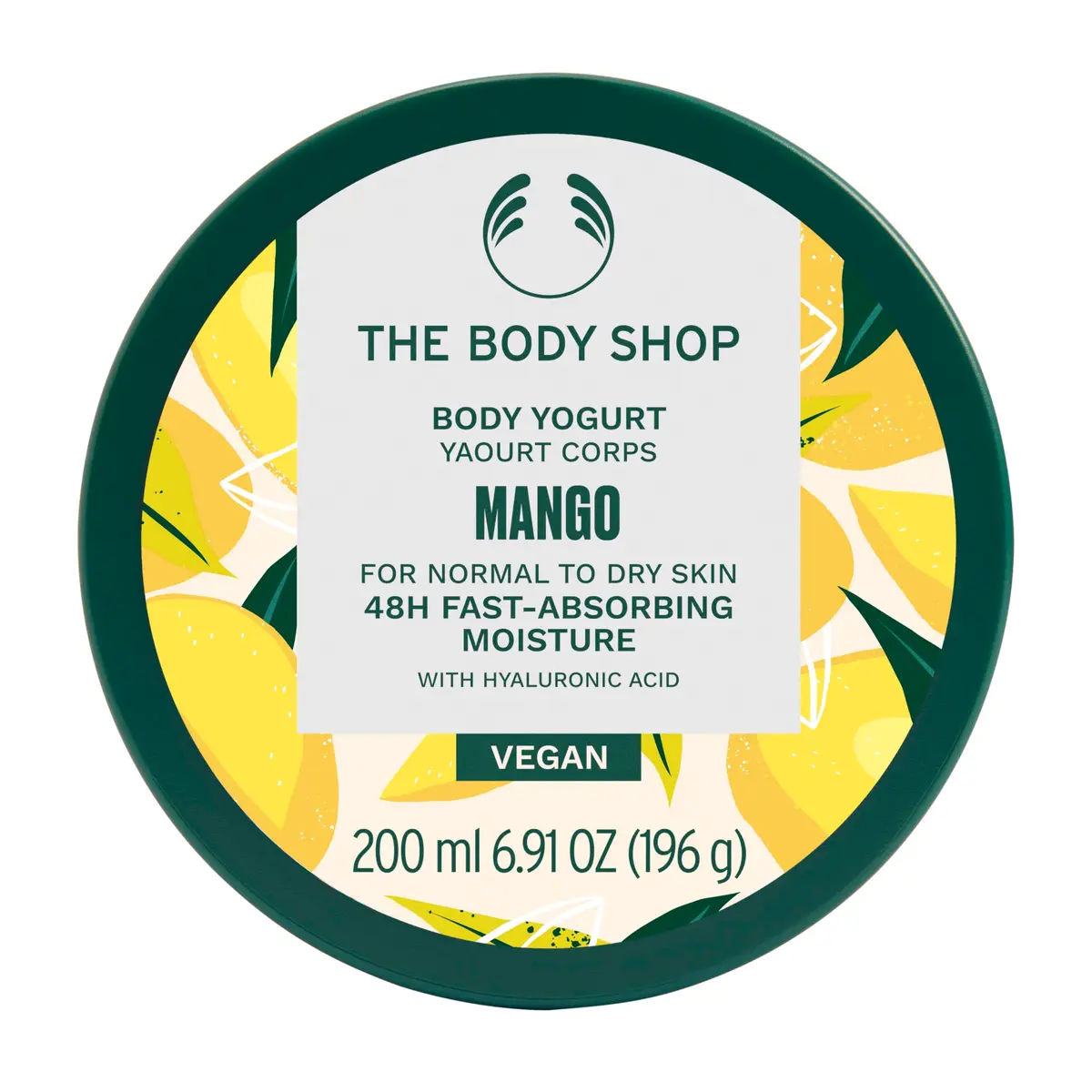 The Body Shop Mango Body Yogurt 6.91 oz | Instantly Absorbing Hydration for Normal to Dry Skin | Vegan - main product image