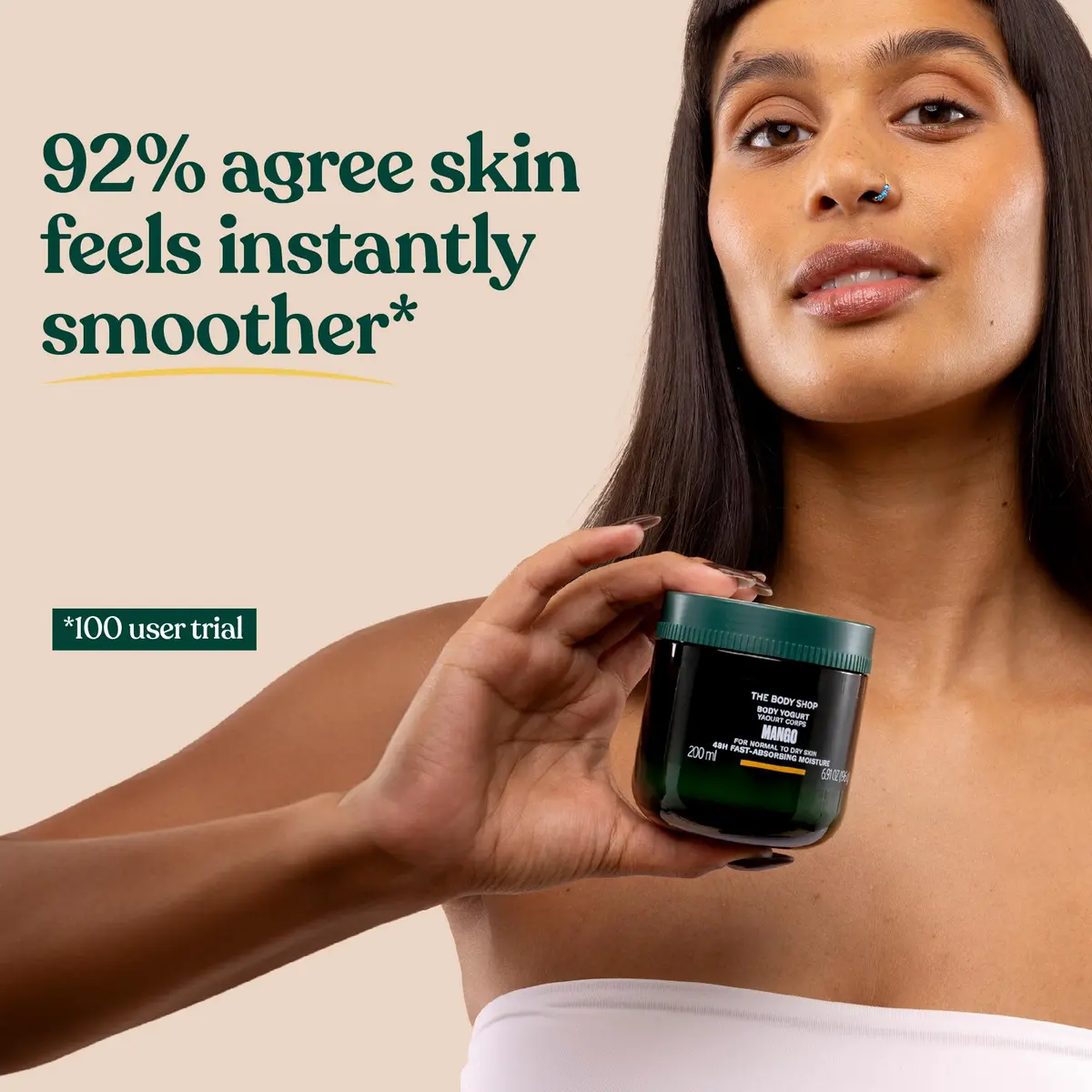 The Body Shop Mango Body Yogurt 6.91 oz | Instantly Absorbing Hydration for Normal to Dry Skin | Vegan - view 4