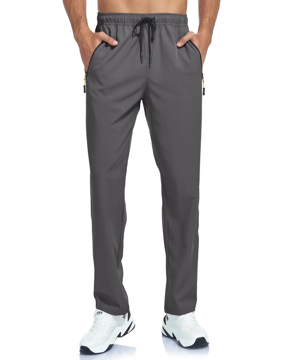 GAXIDES Mens Hiking Pants Lightweight Quick Dry Waterproof 2XL | Breathable, UPF 50+ with Zipper Pockets - view 2