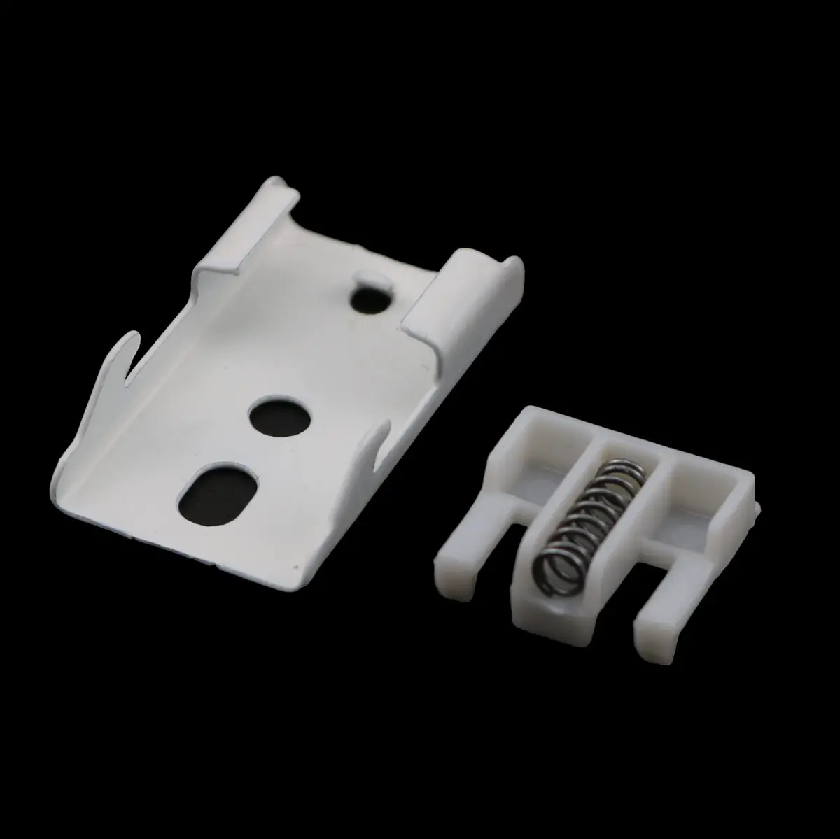 MEETOOT 12pcs Curtain Track Mounting Bracket White Ceiling Mount Brackets 36mm Support Load 3kg - view 6
