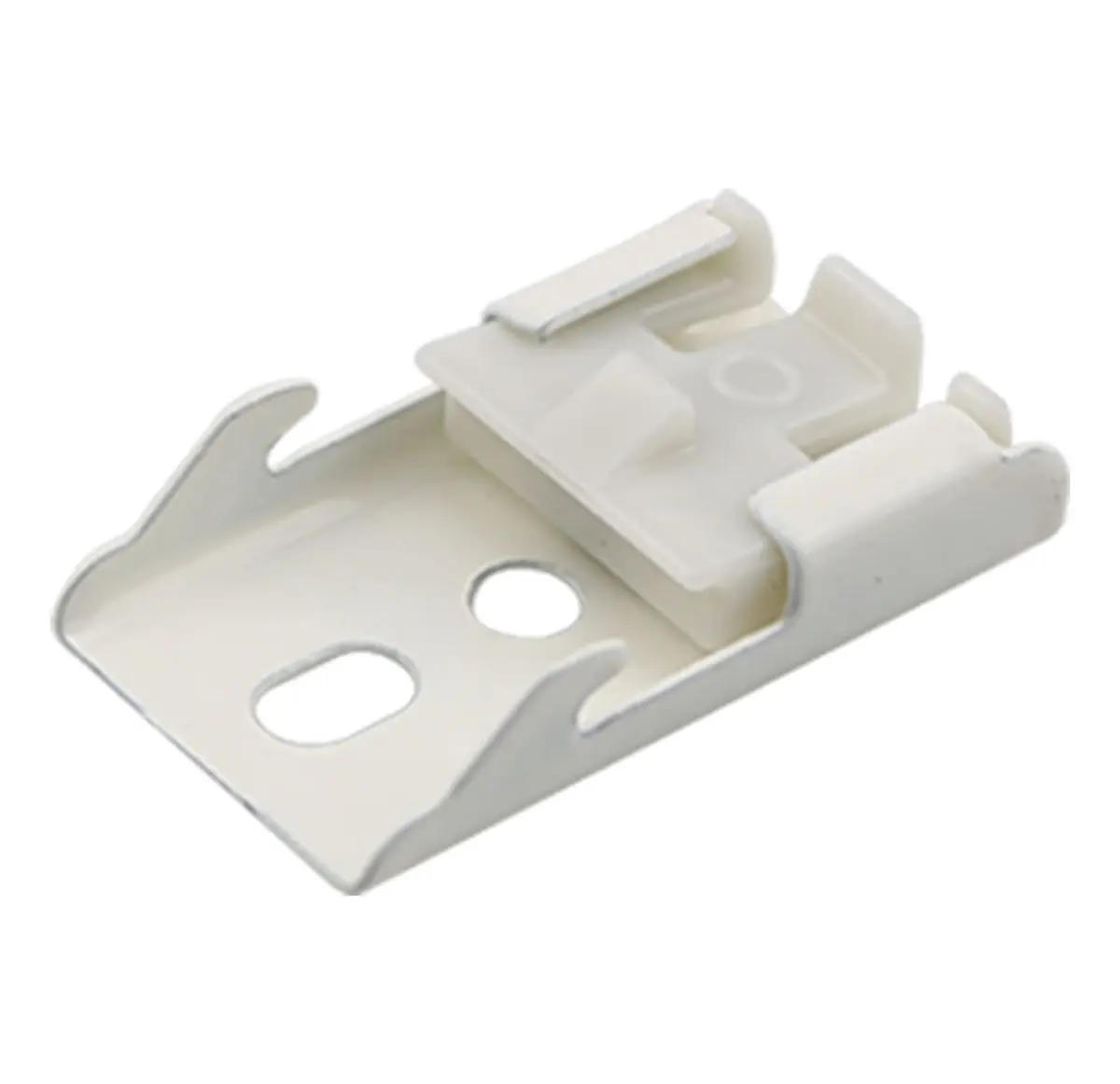 MEETOOT 12pcs Curtain Track Mounting Bracket White Ceiling Mount Brackets 36mm Support Load 3kg - view 3