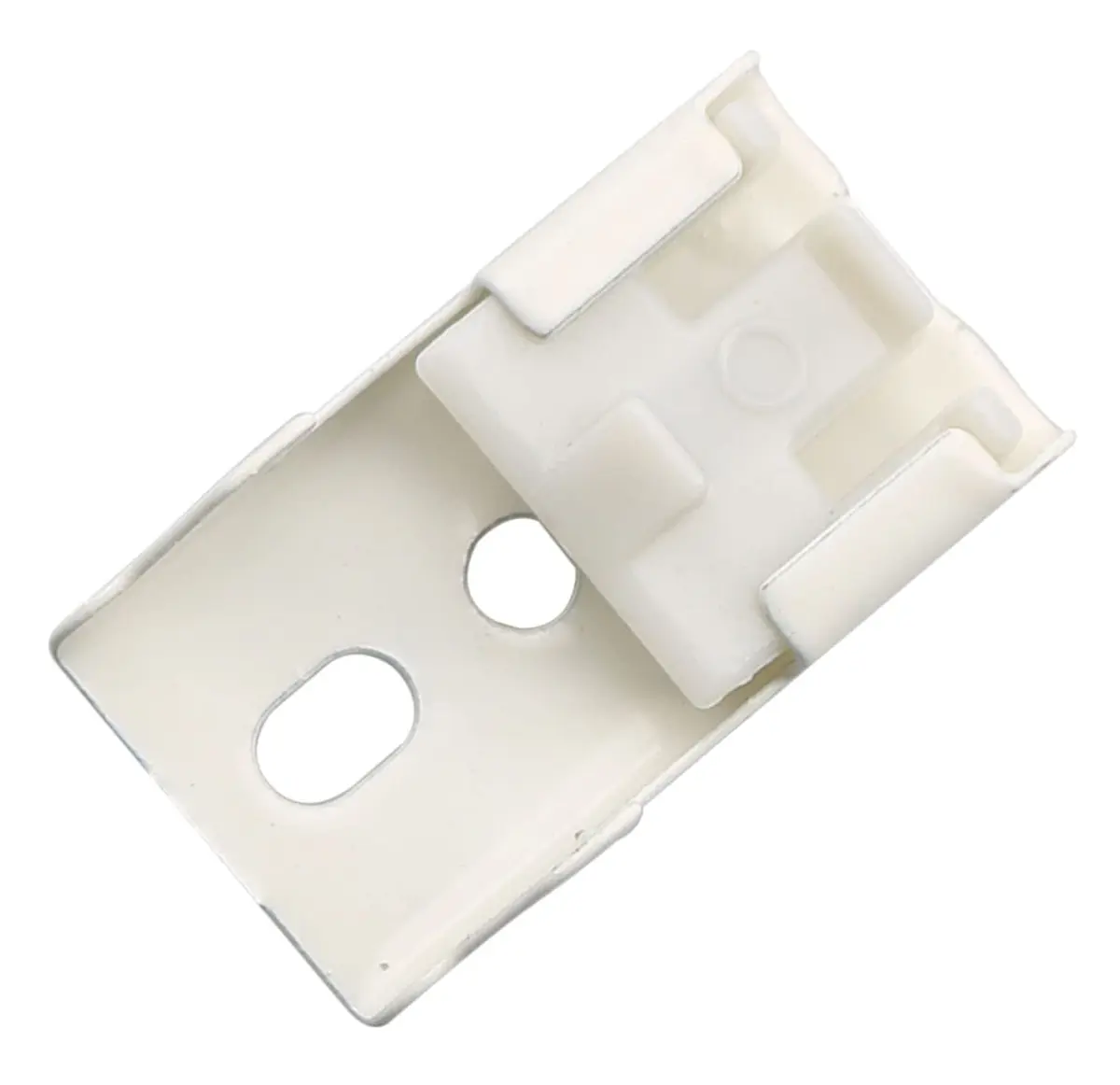 MEETOOT 12pcs Curtain Track Mounting Bracket White Ceiling Mount Brackets 36mm Support Load 3kg - view 4