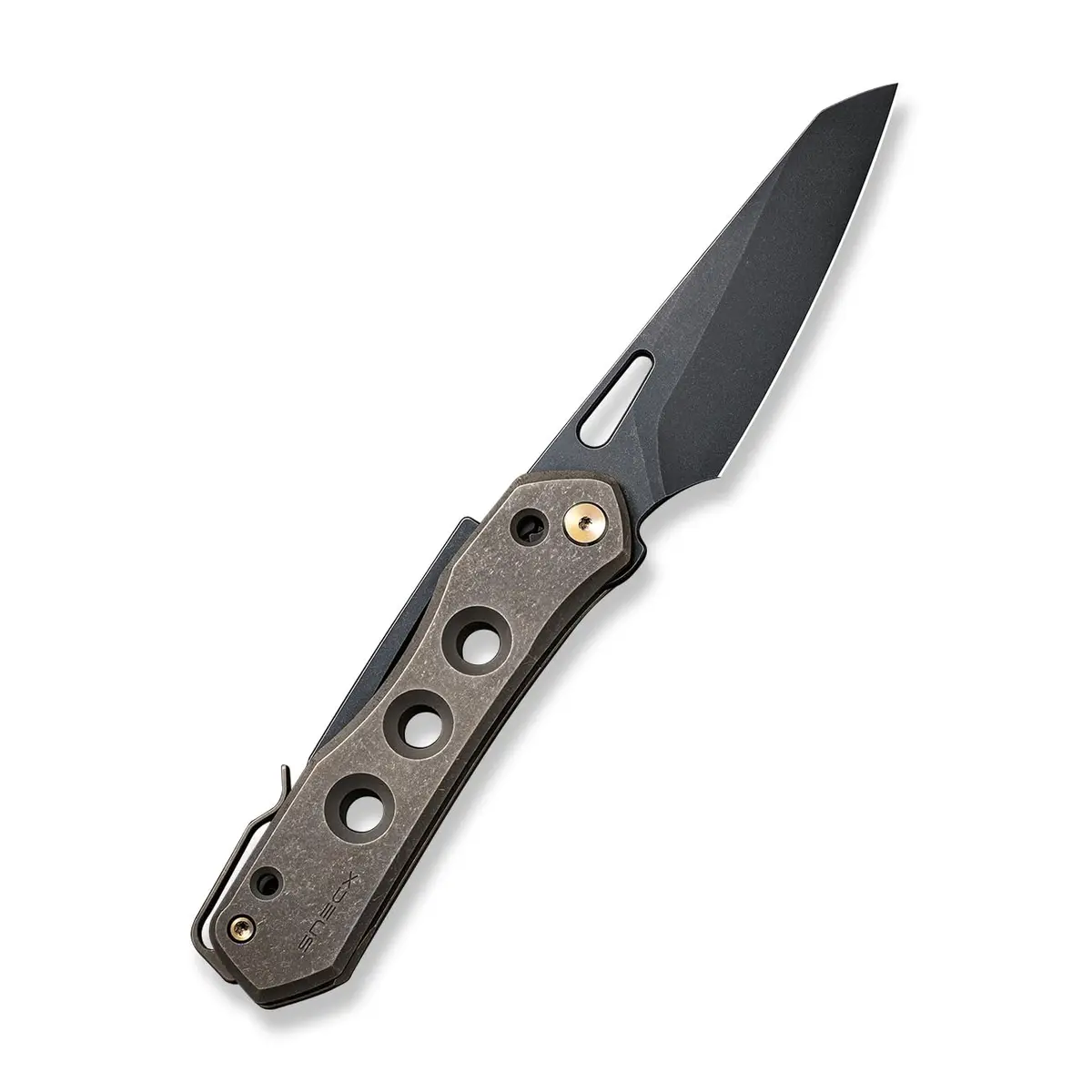 WeKnife WE210314 Vision R Superlock Bronze | 4.5" Closed, CPM-20CV Blade, Titanium Handle - view 2